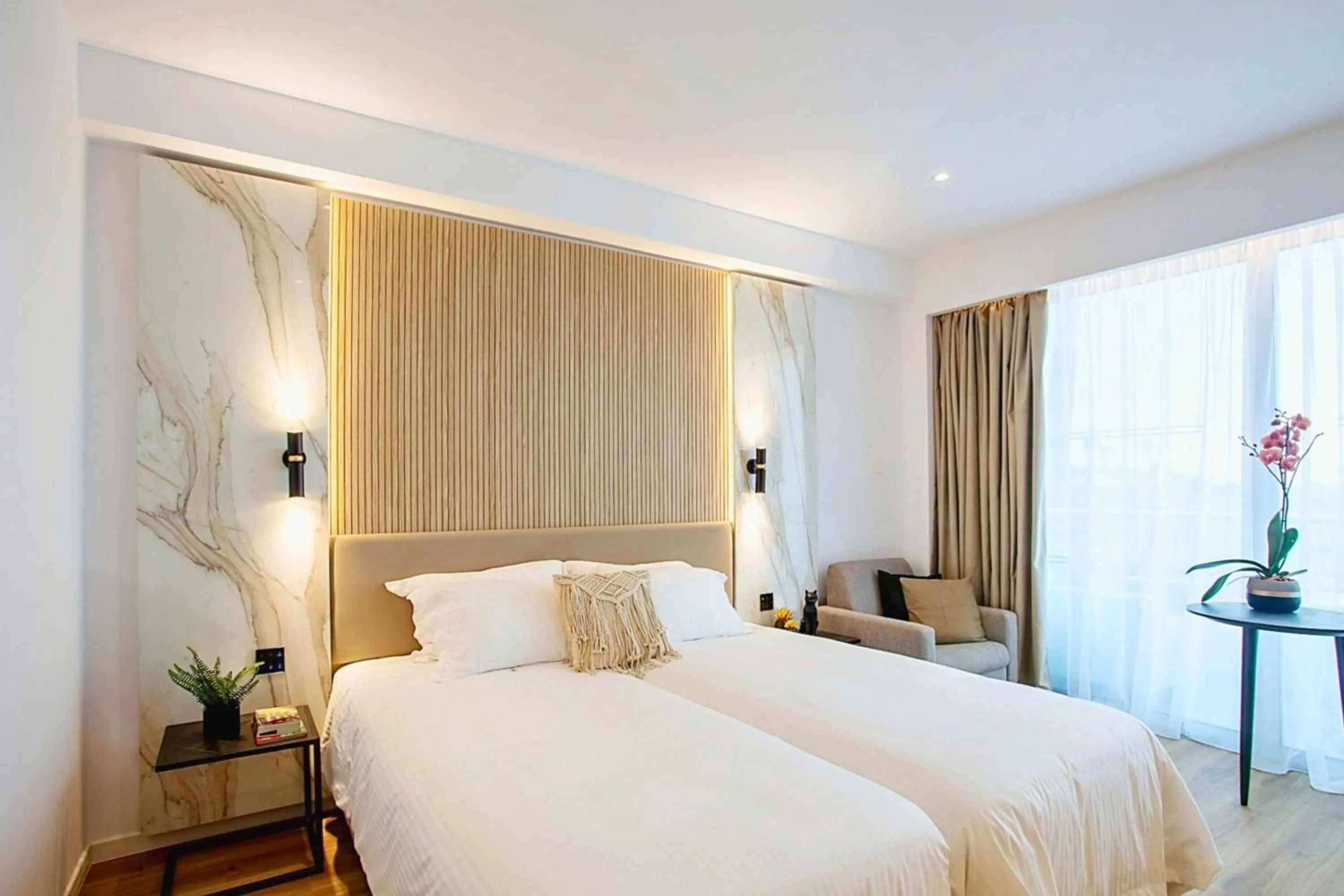 Photo of the whole room, Bed in Cavo Maris Beach Hotel