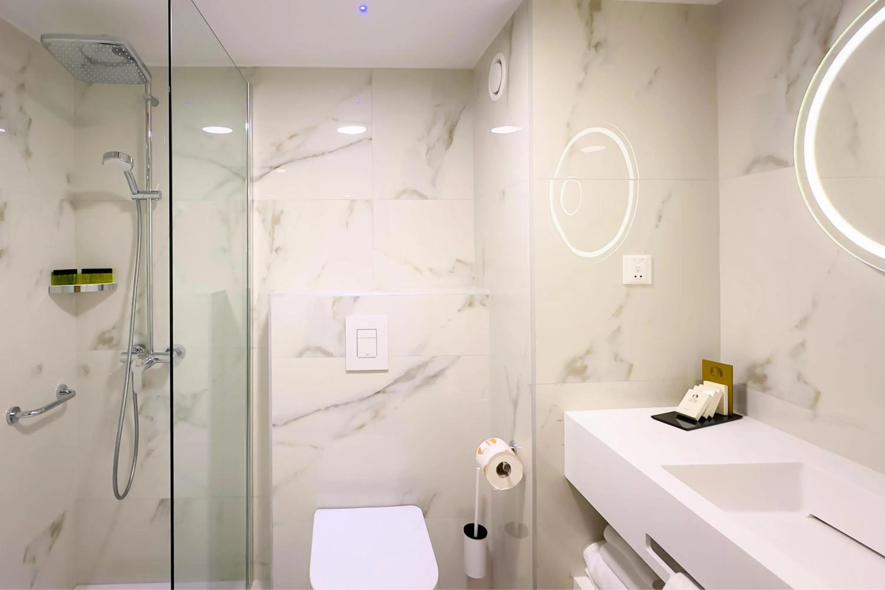 Shower in Cavo Maris Beach Hotel