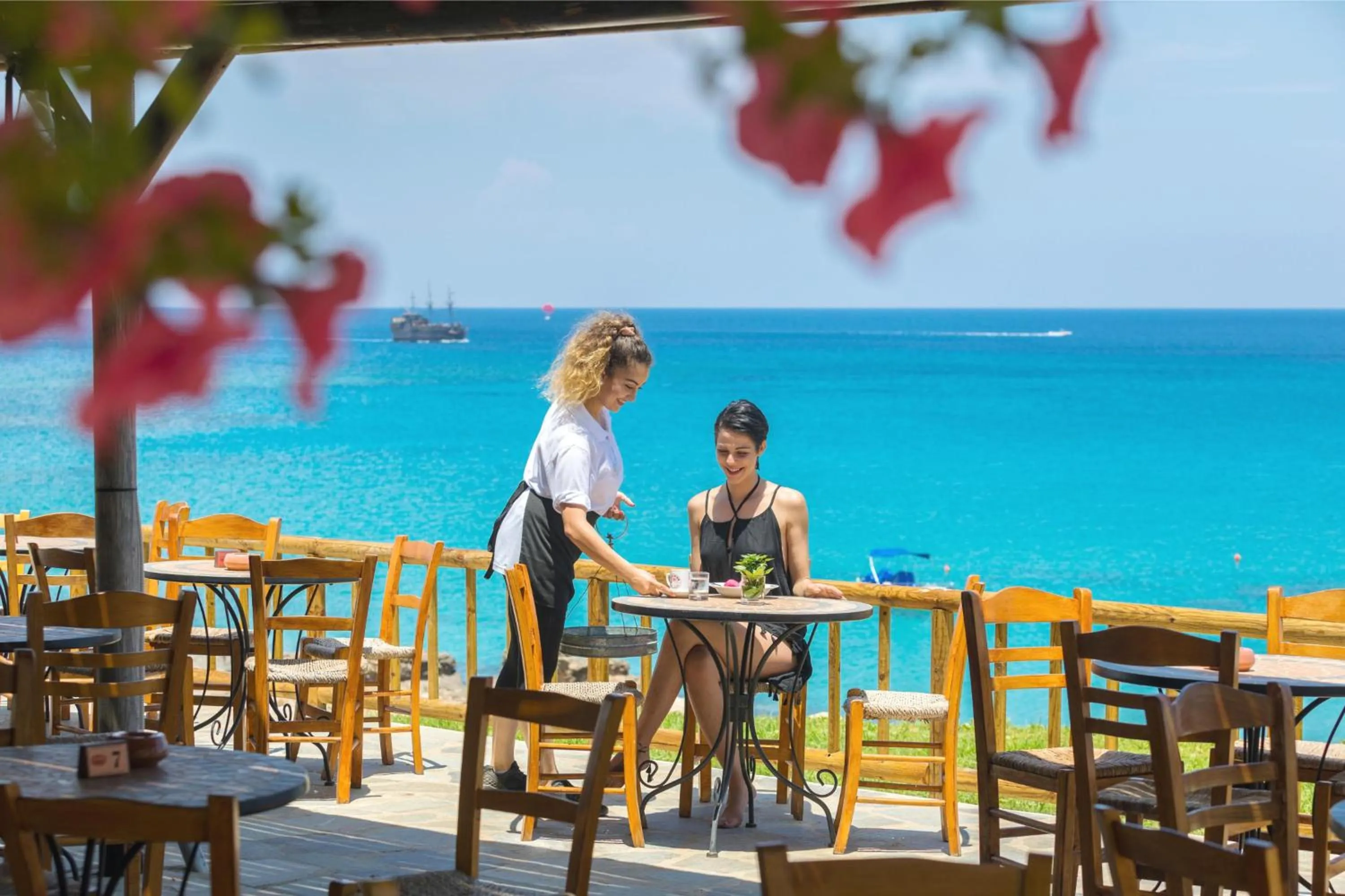 Lounge or bar in Cavo Maris Beach Hotel