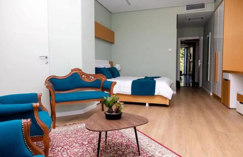 Seating area in Hotel Bologna