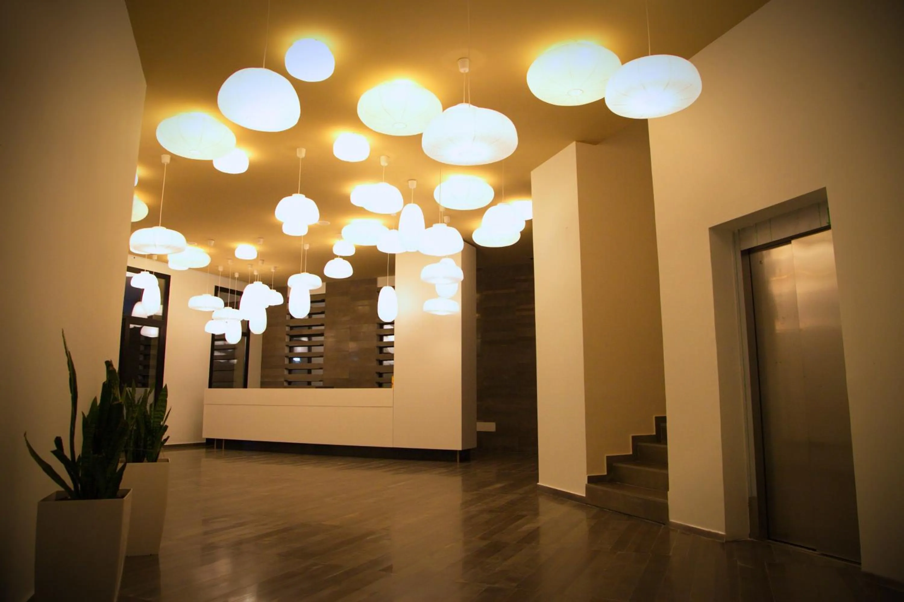 Lobby or reception in Hotel Bologna