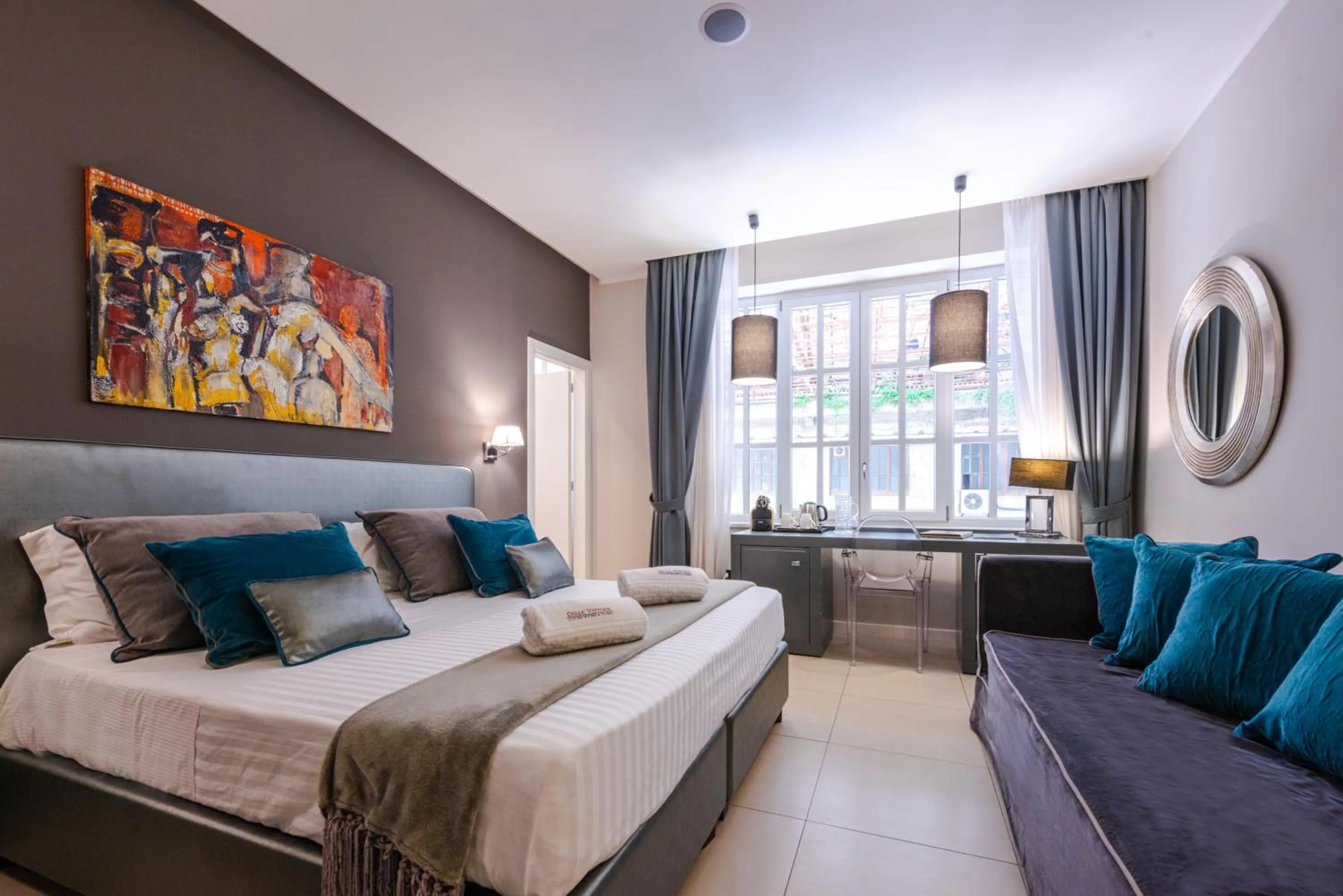 Bedroom, Bed in Delle Vittorie Luxury Rooms&Suites