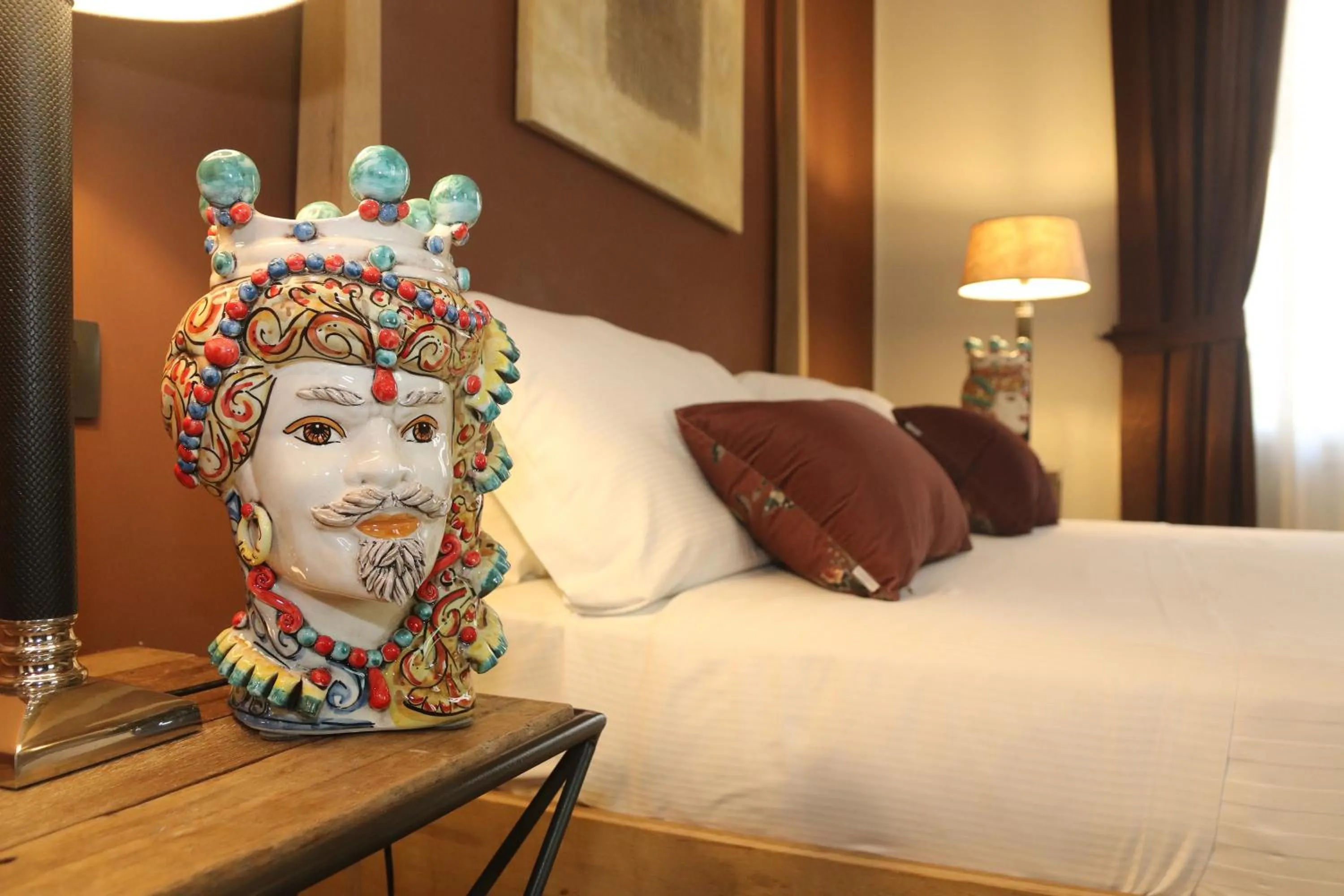 View (from property/room), Bed in Delle Vittorie Luxury Rooms&Suites