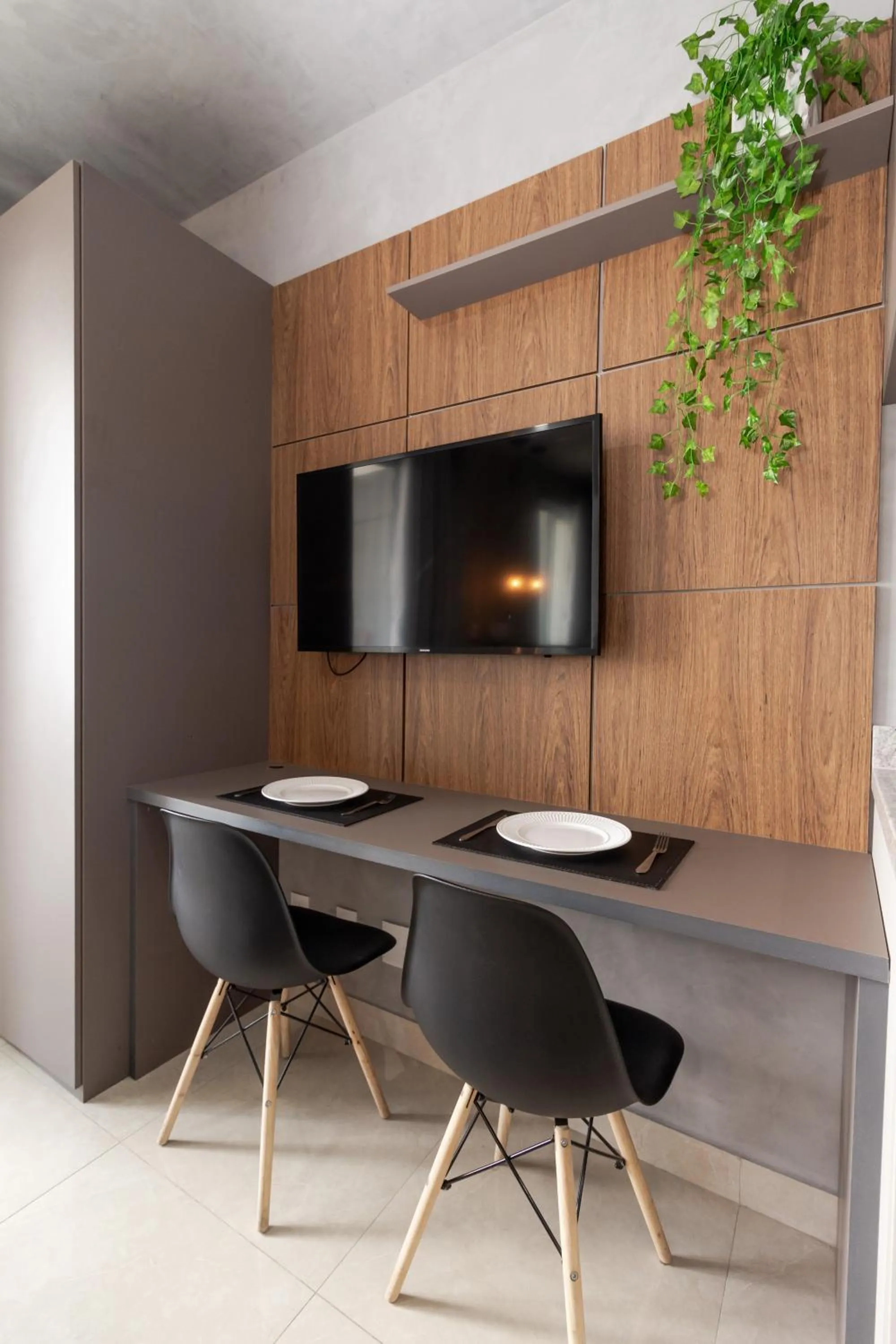 Dining area in 360 Suítes Sé