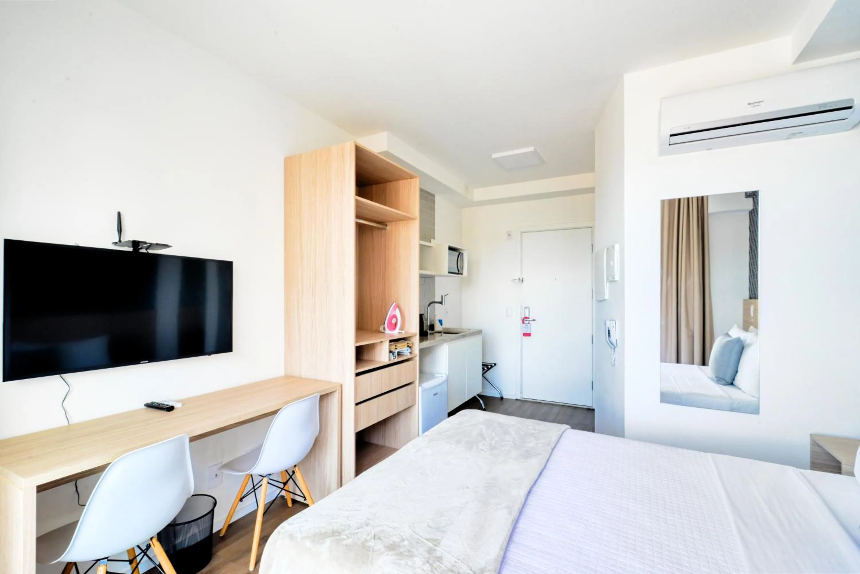 Bedroom, Bed in 360 Suítes Sé