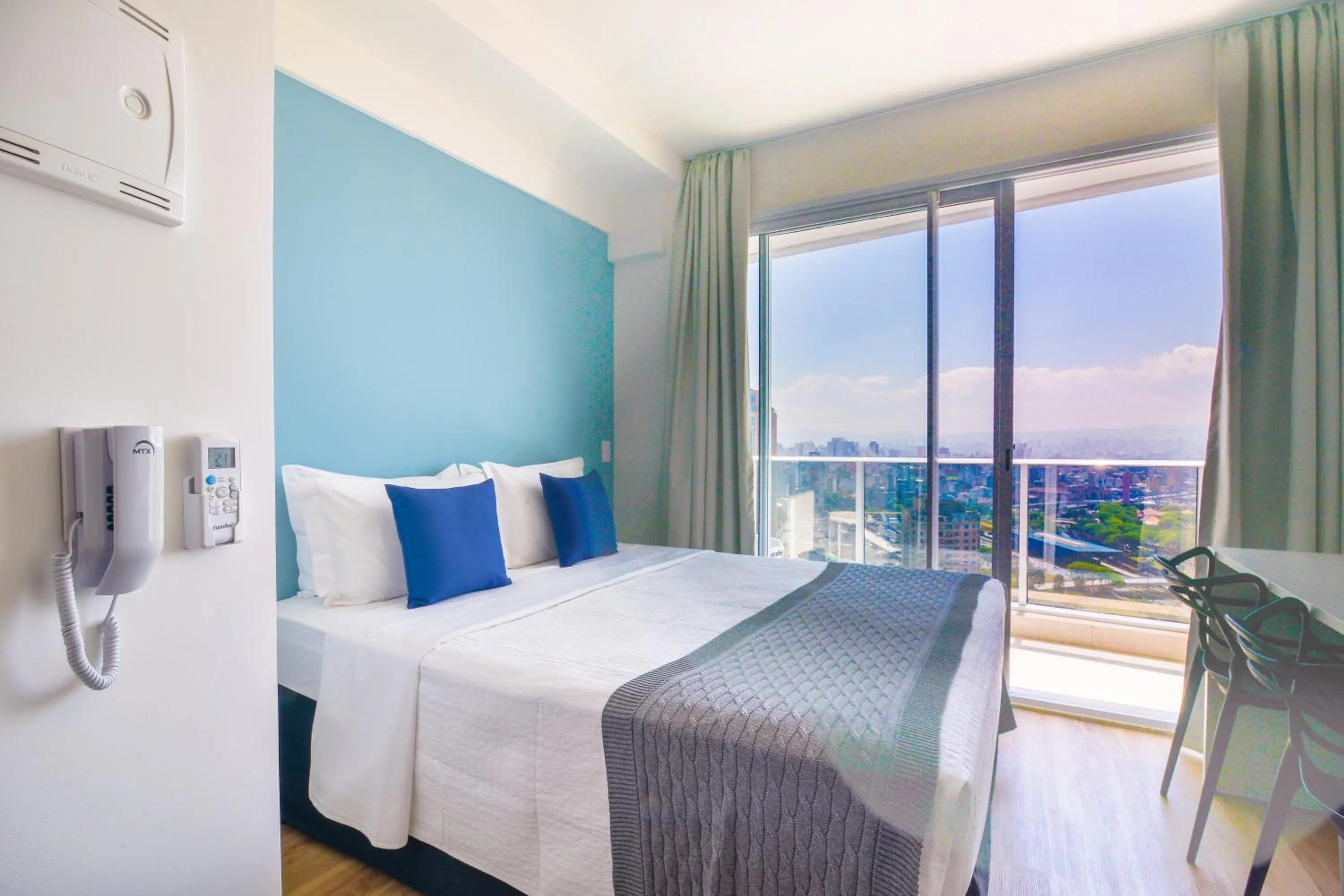 Bedroom, Bed in 360 Suítes Sé