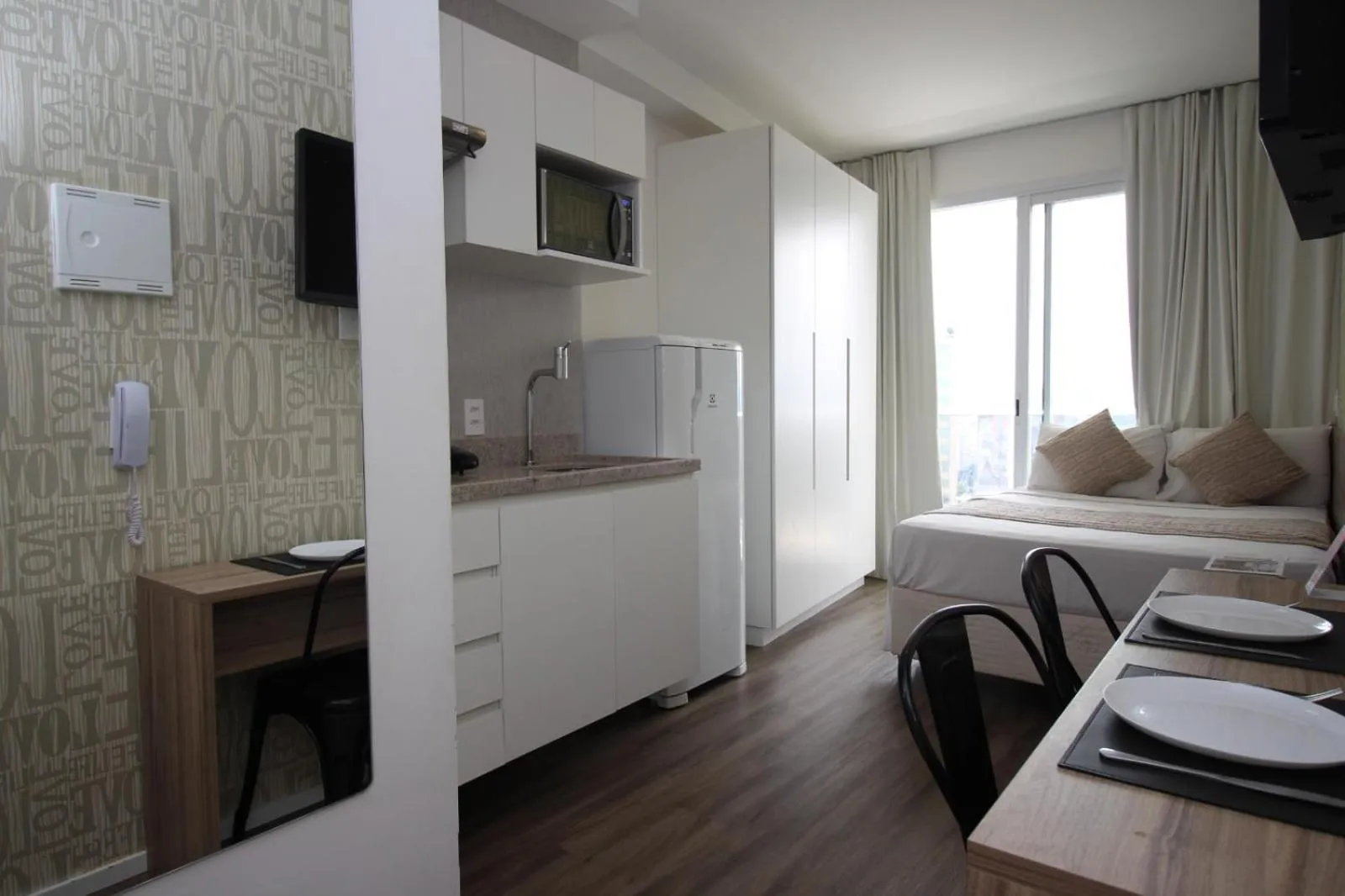 Bedroom in 360 Suítes Sé