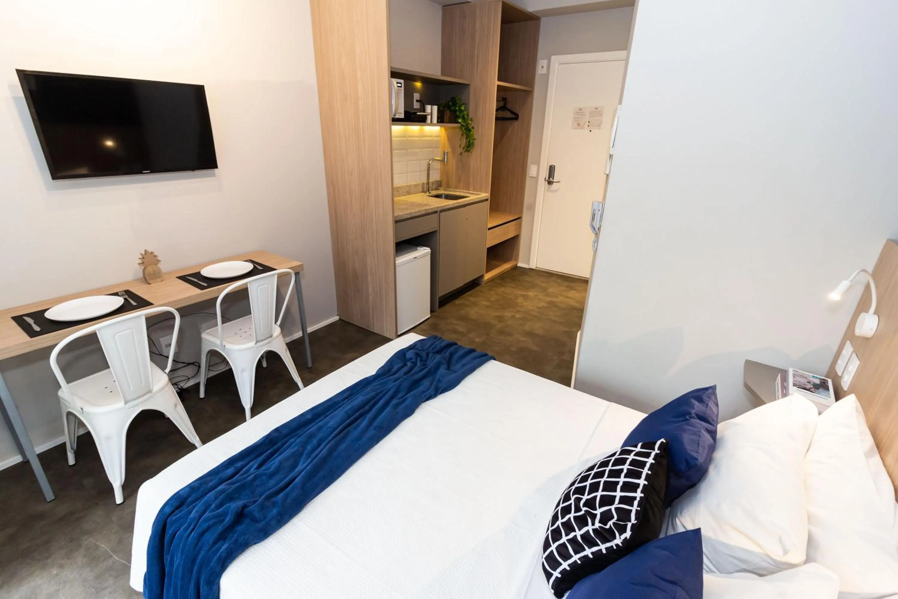 Bedroom, Bed in 360 Suítes Sé