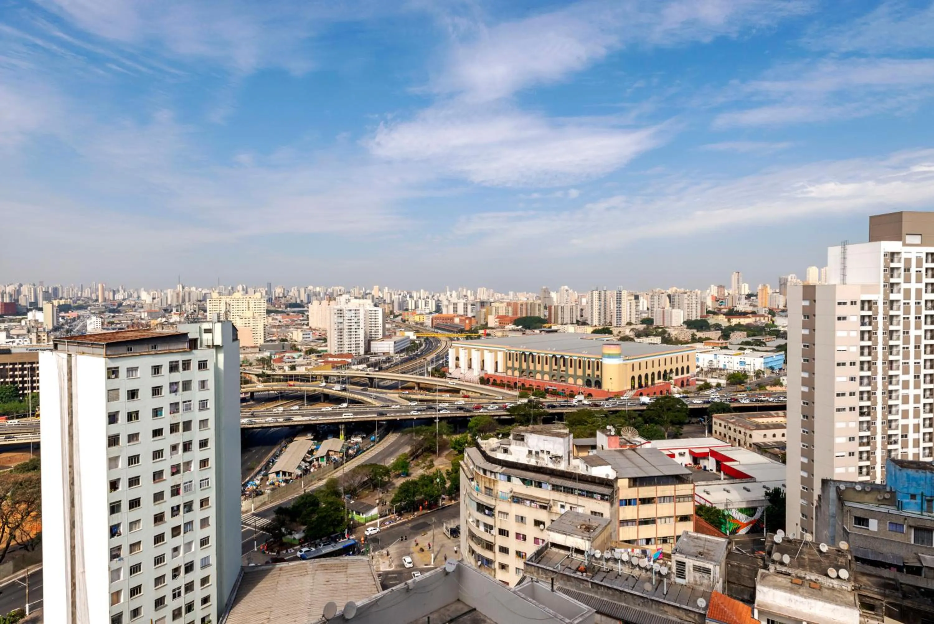 Bird's eye view in 360 Suítes Sé