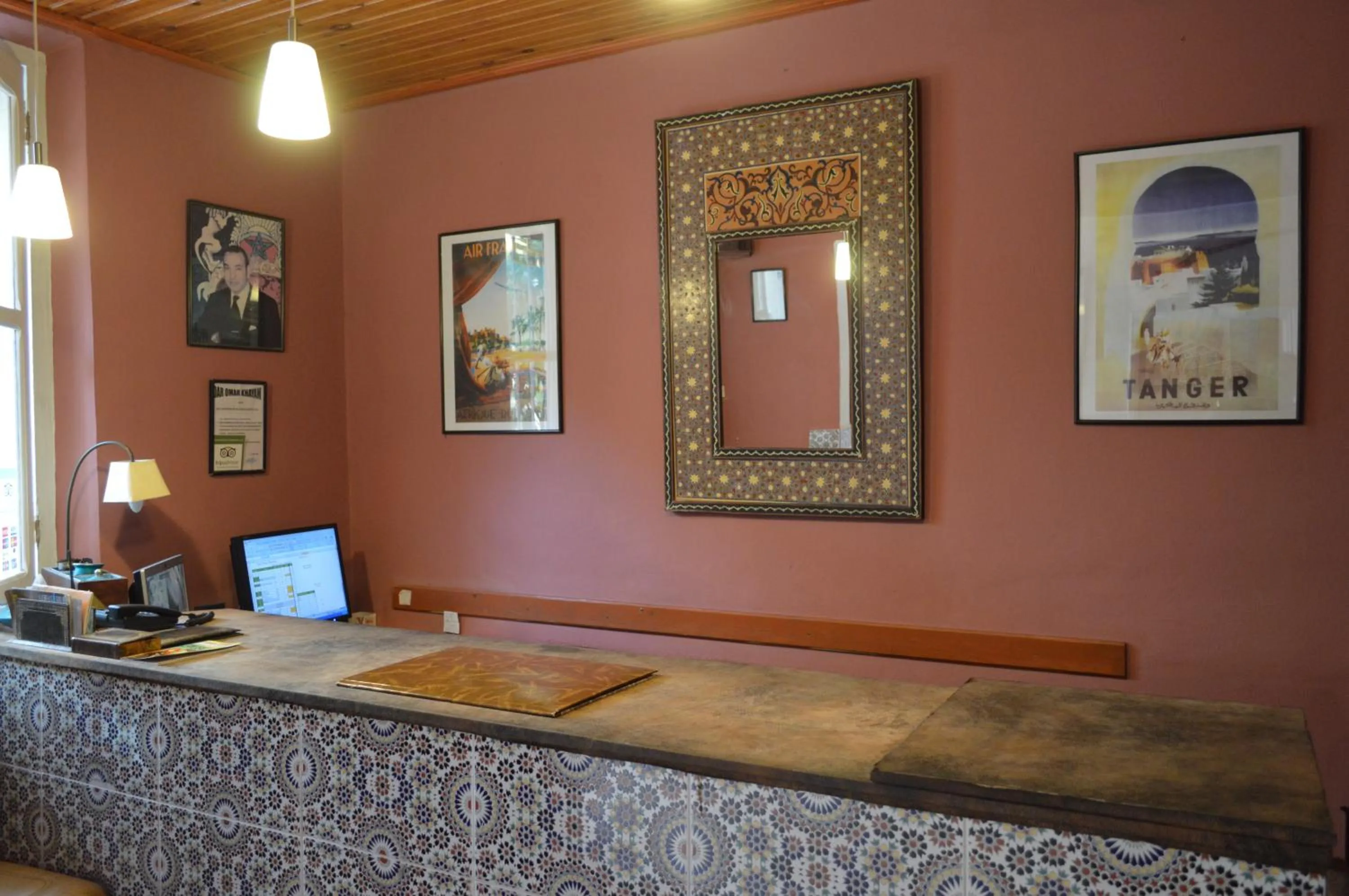 Lobby or reception in Dar Omar Khayam