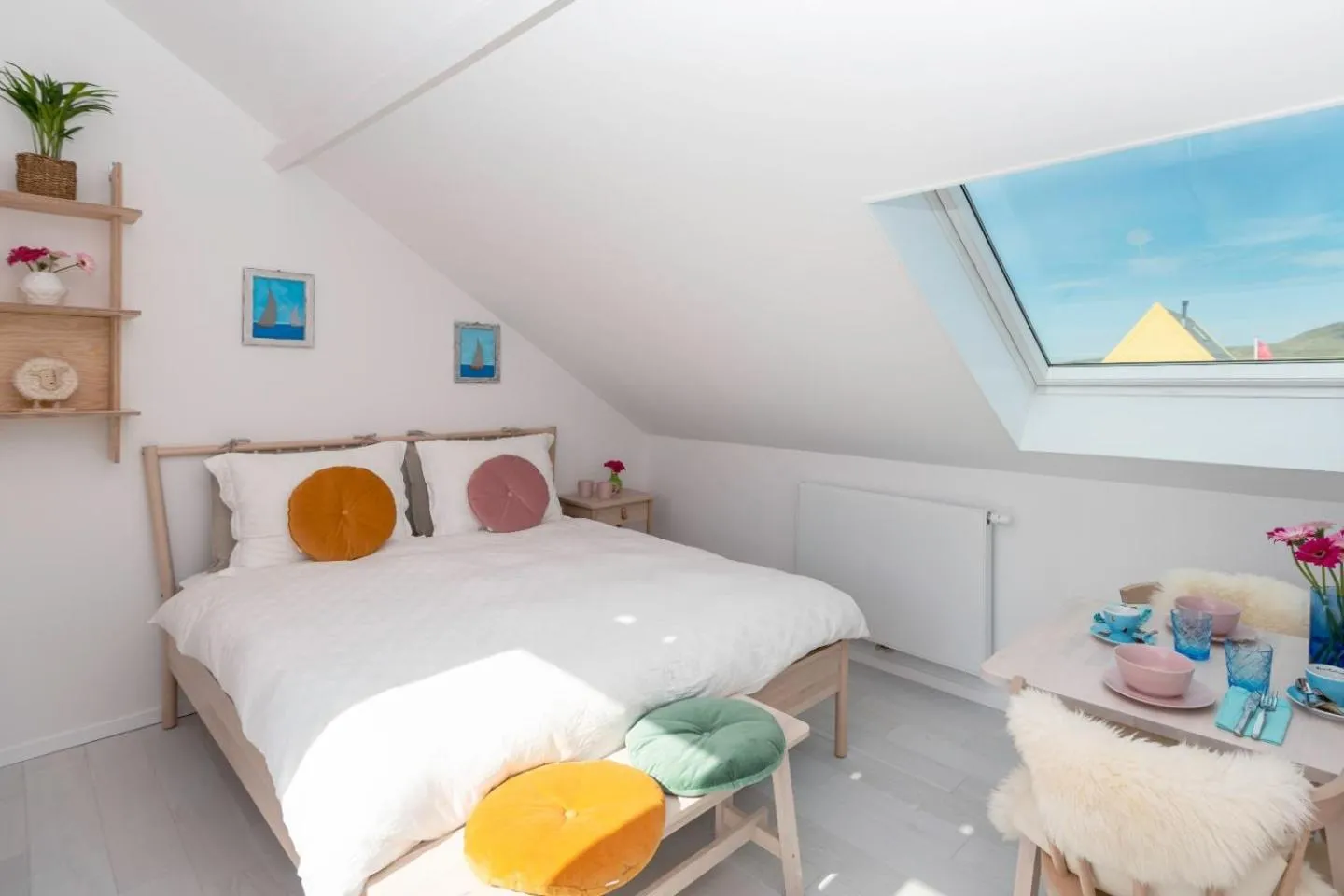 Bed in B&B Duinblick