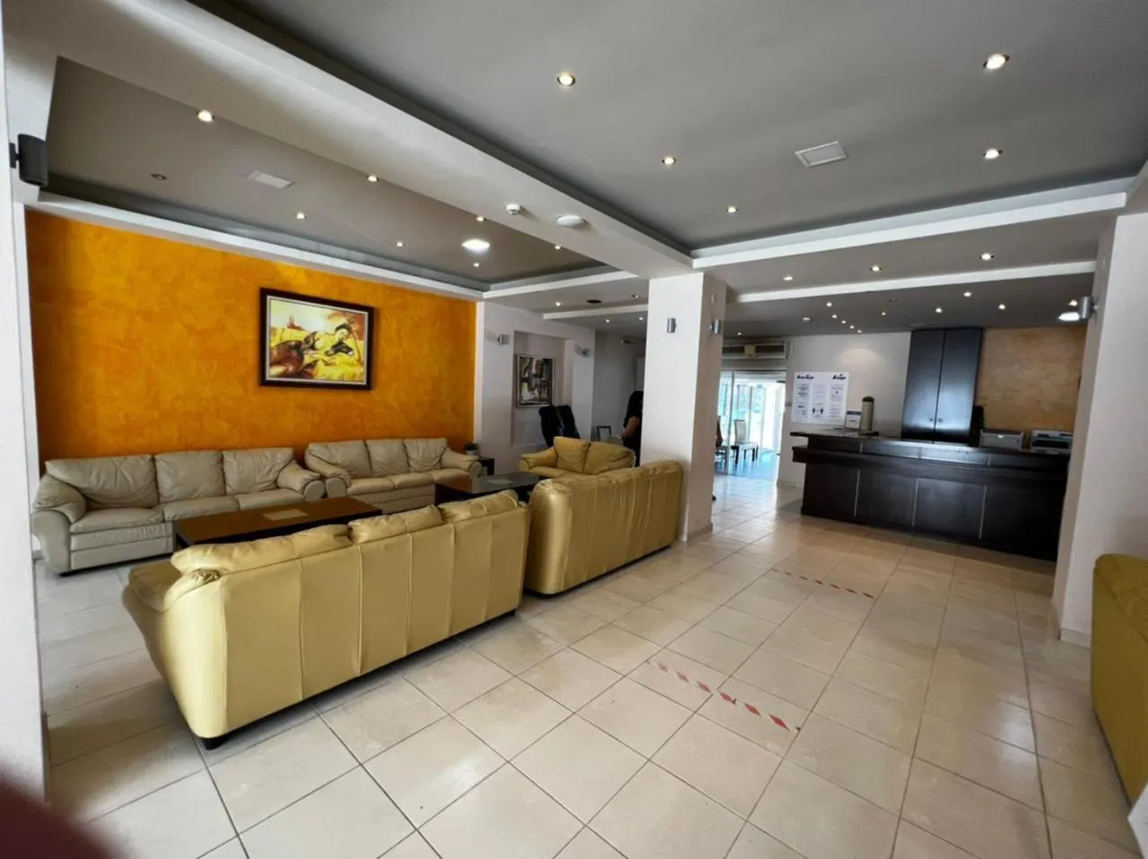 Seating area in Hanioti GrandOtel