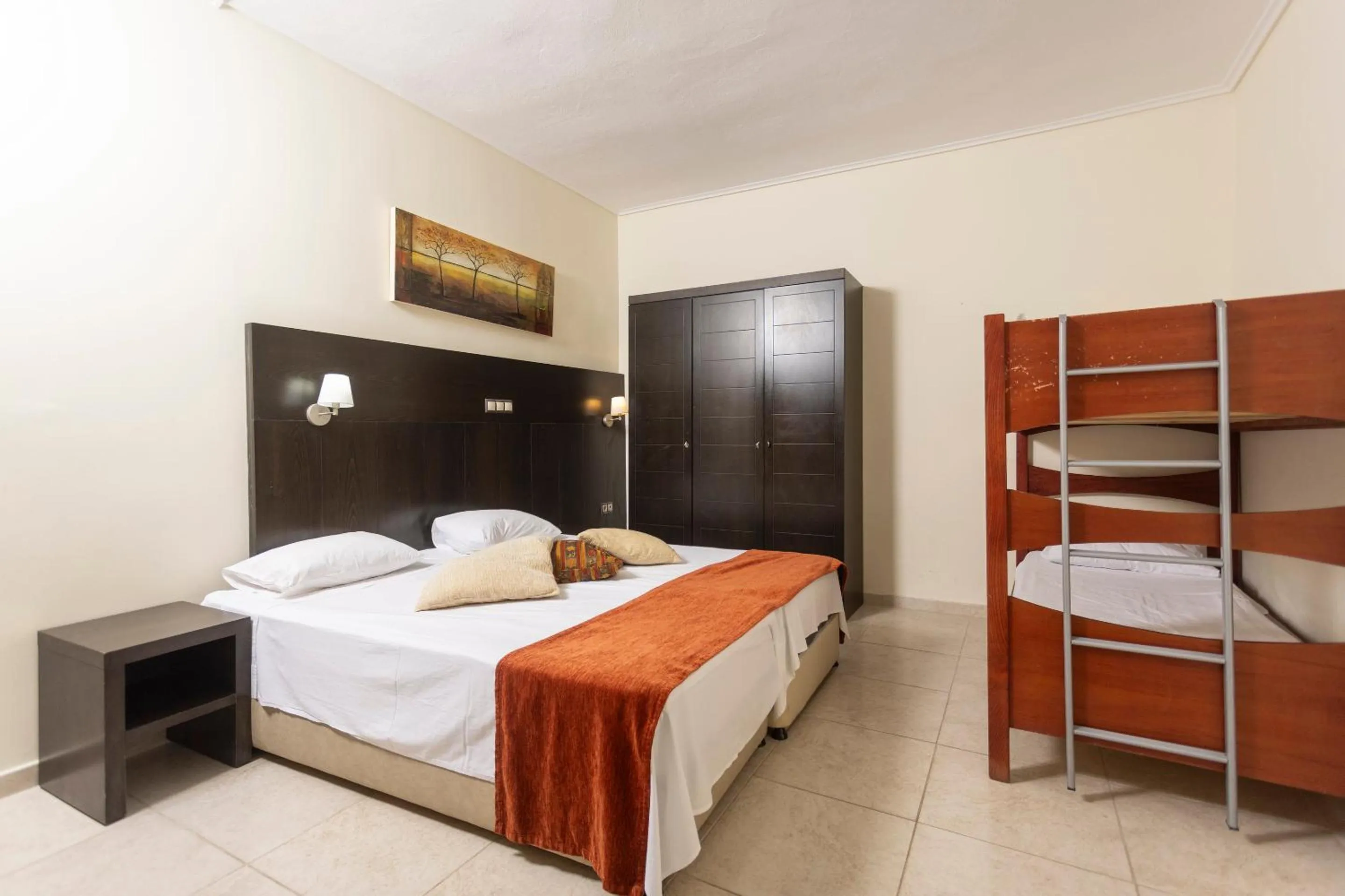 Bed in Hanioti GrandOtel