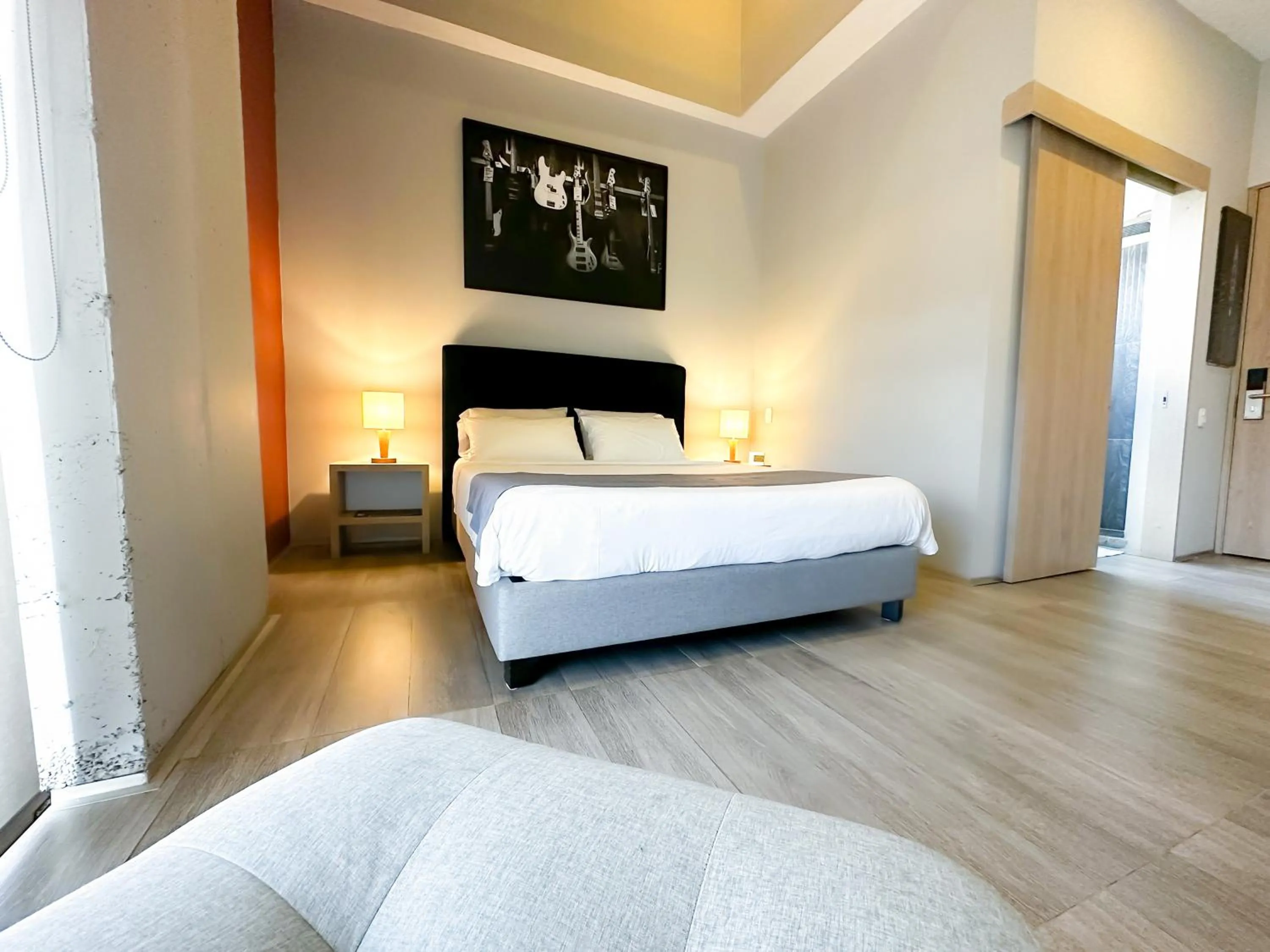 Bed in Hotel Arena Suites Movistar Arena
