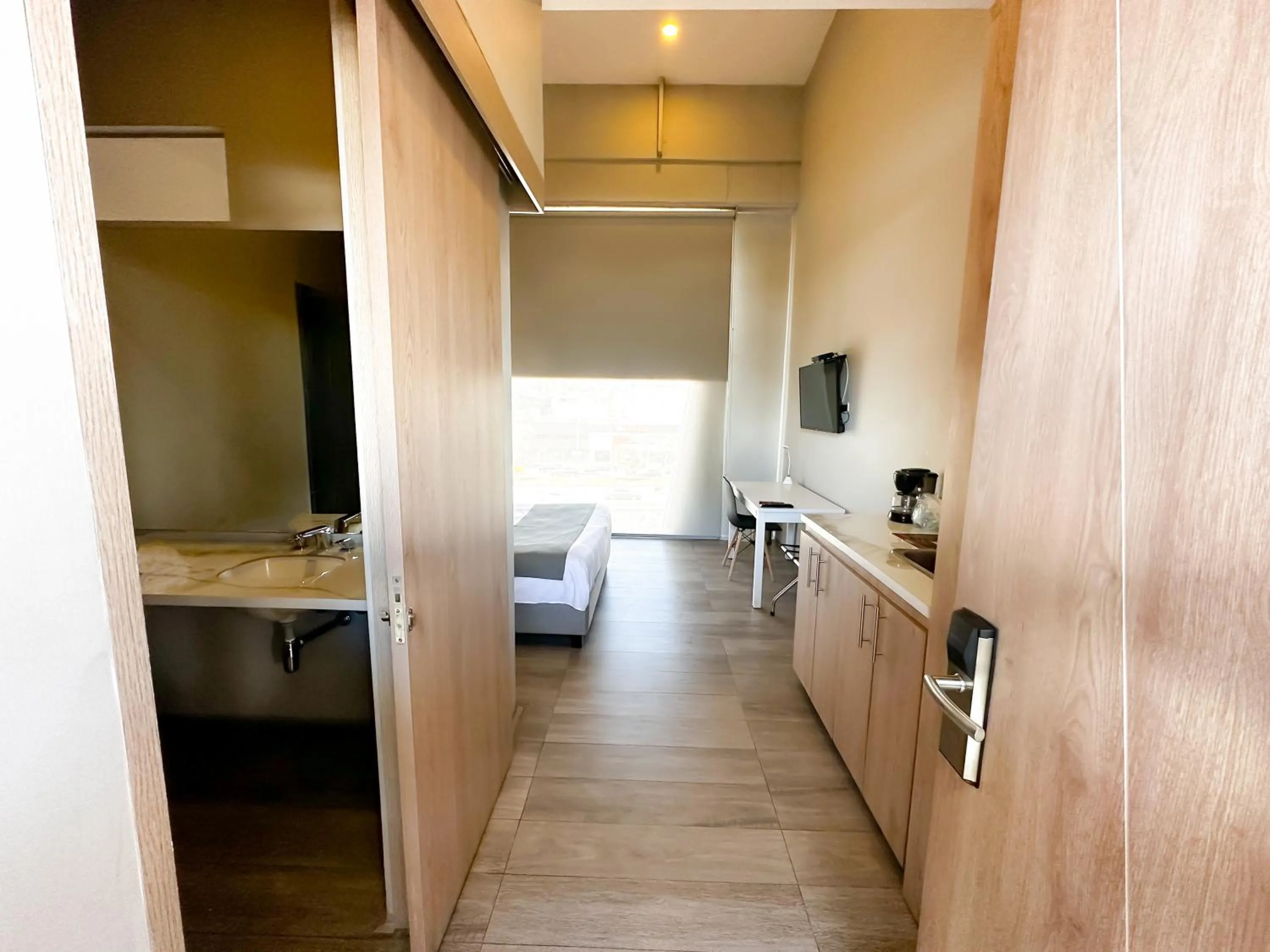 hair dresser in Hotel Arena Suites Movistar Arena