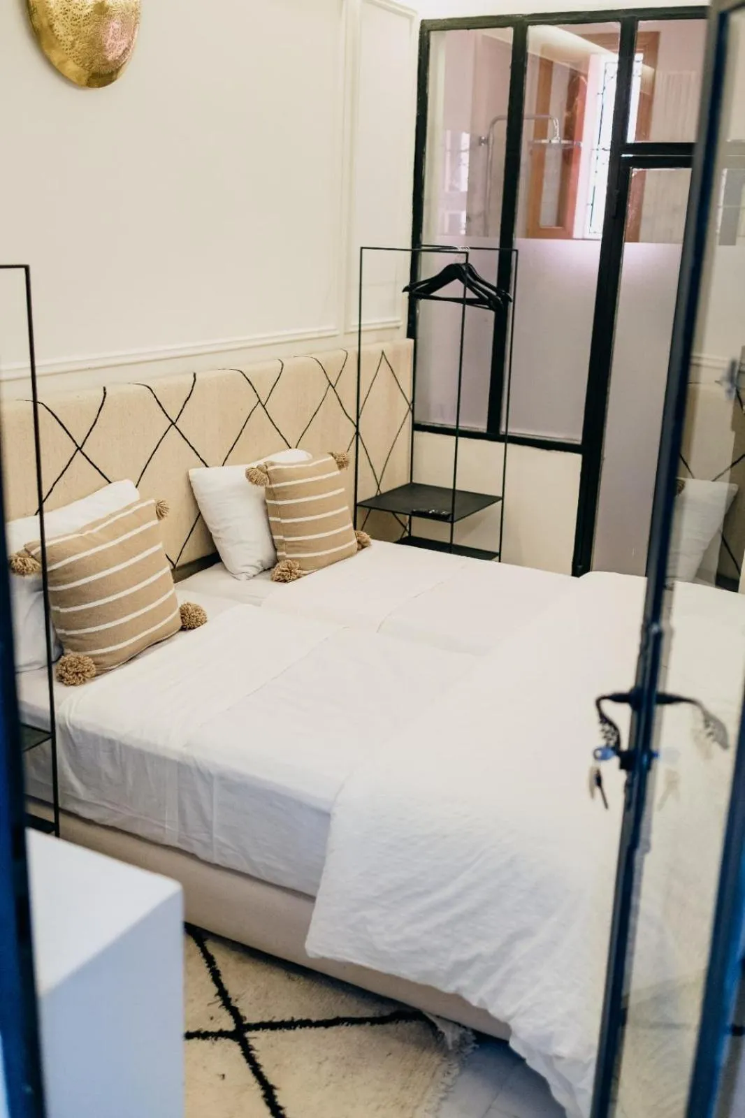 Bed in Riad Aïcha Kitchen