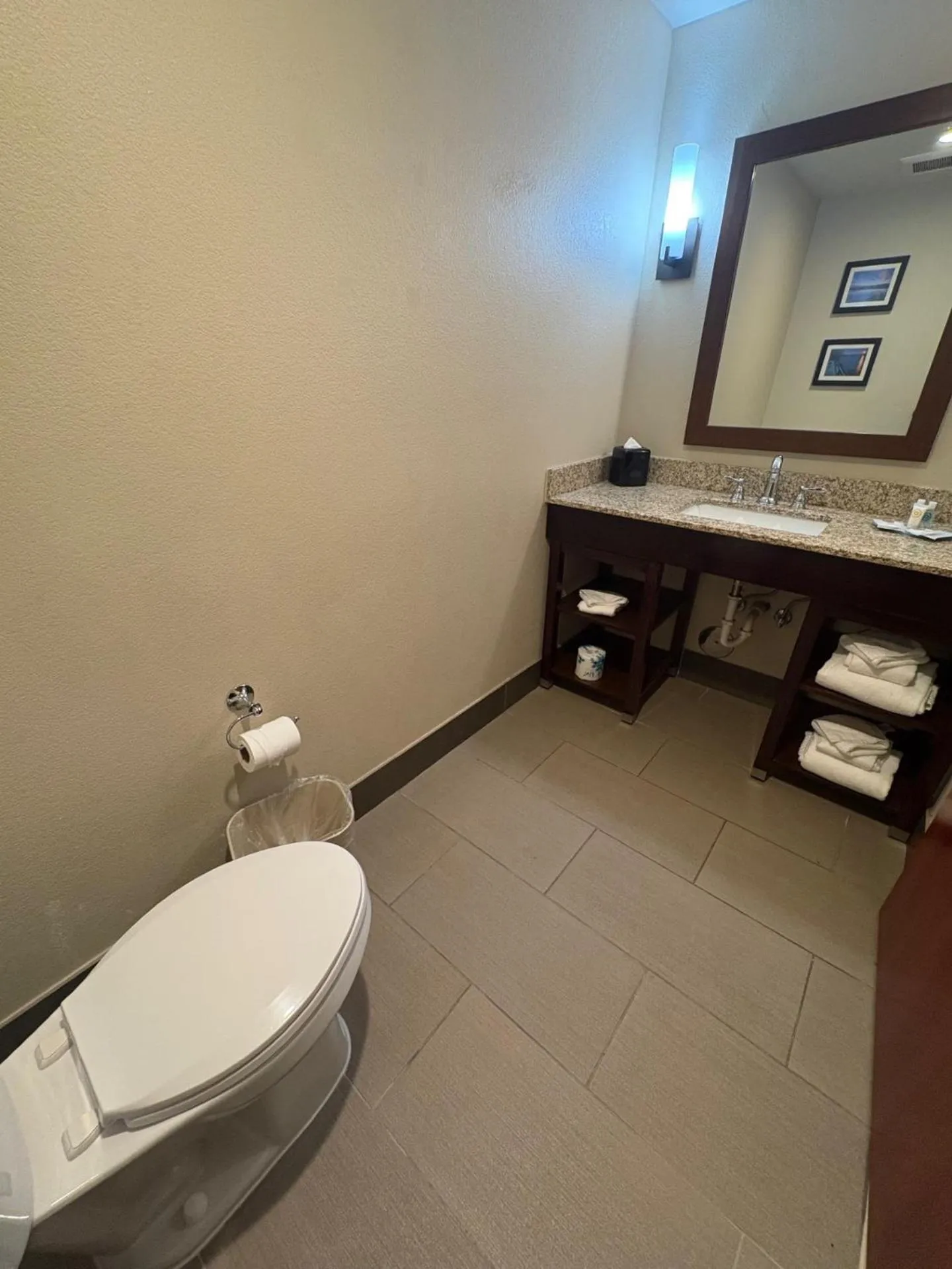 Toilet in Comfort Suites Near Denver Downtown