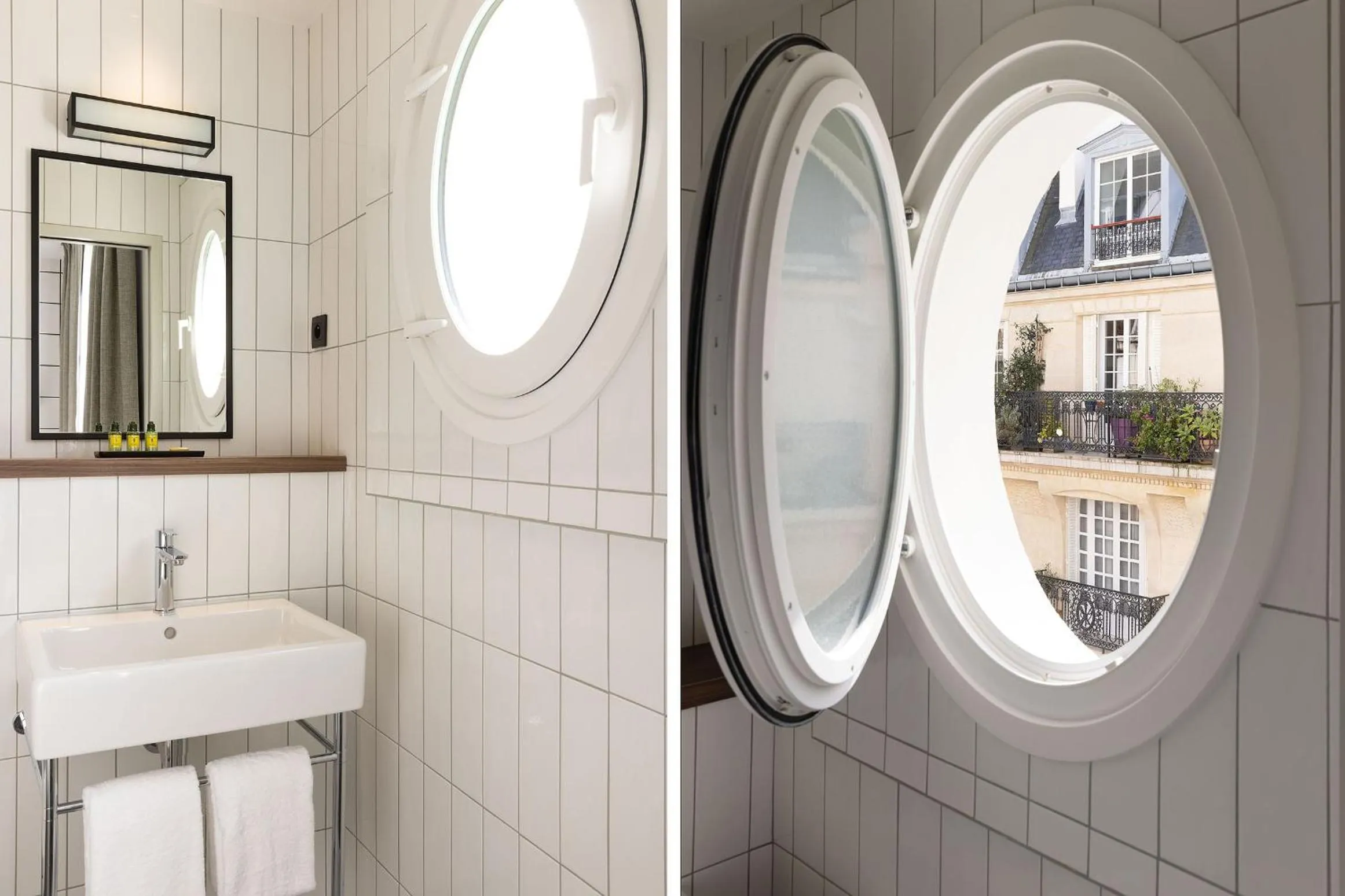 Bathroom in Hôtel Moderniste