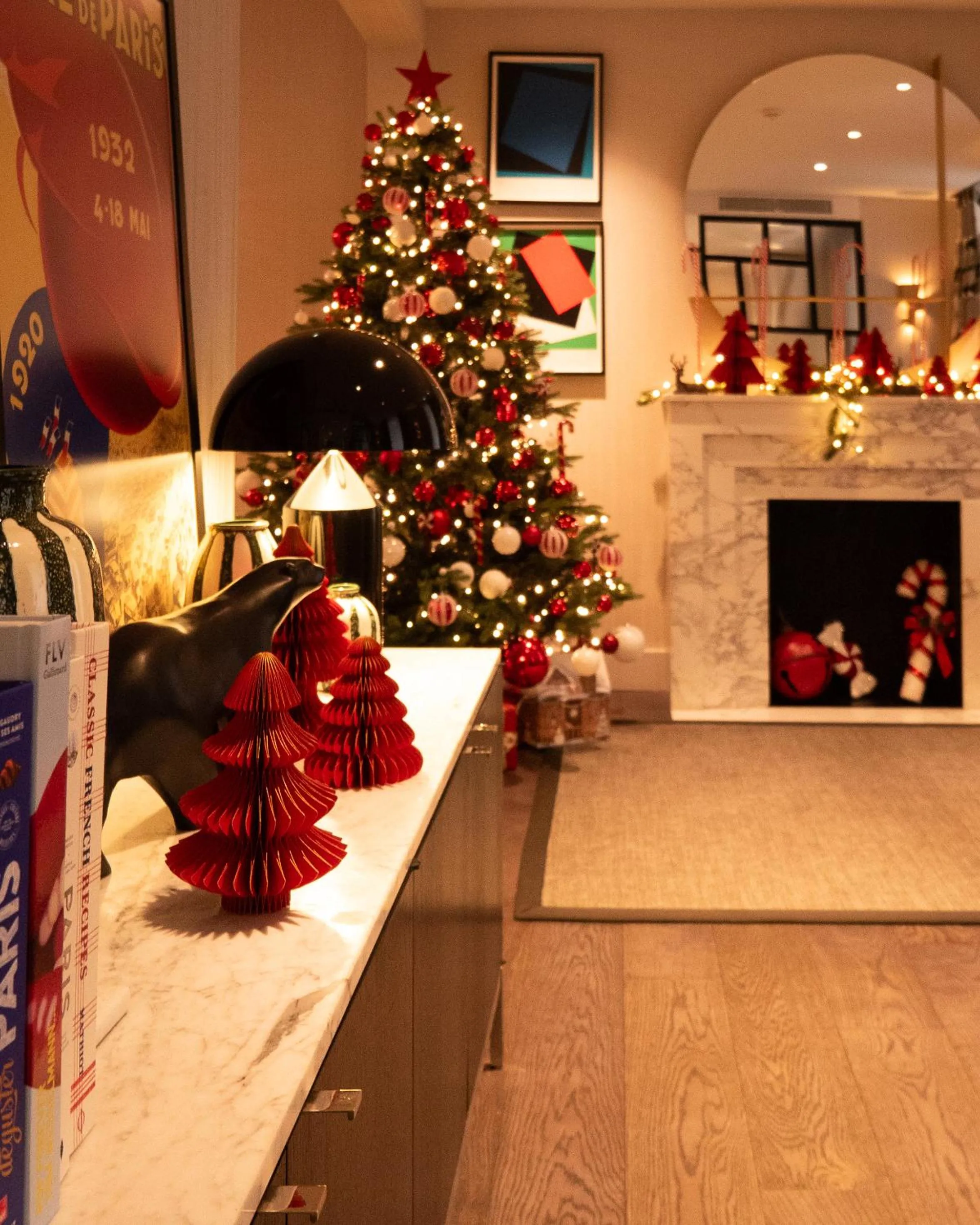 Decorative detail in Hôtel Moderniste