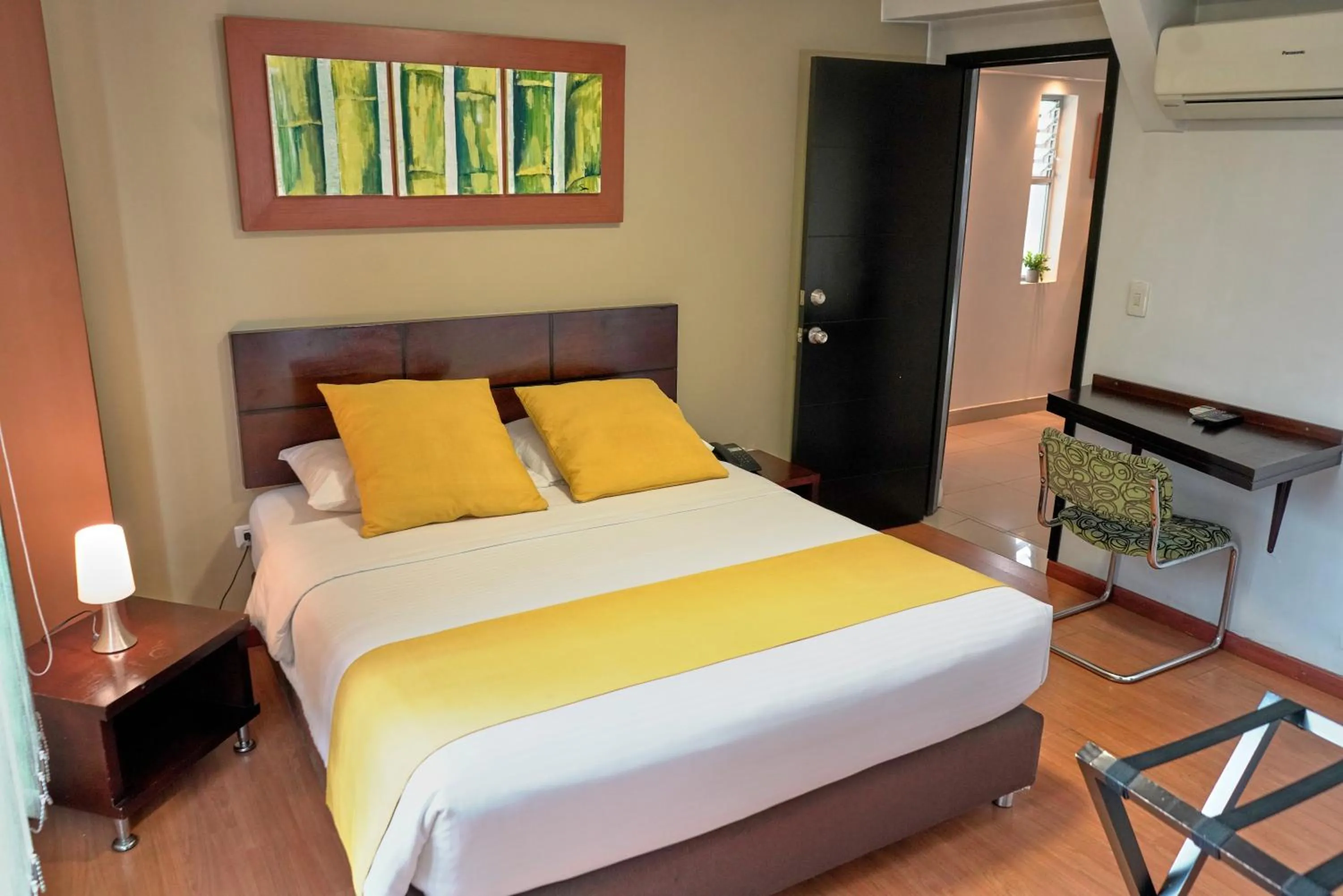 air conditioner, Bed in Hotel Volare