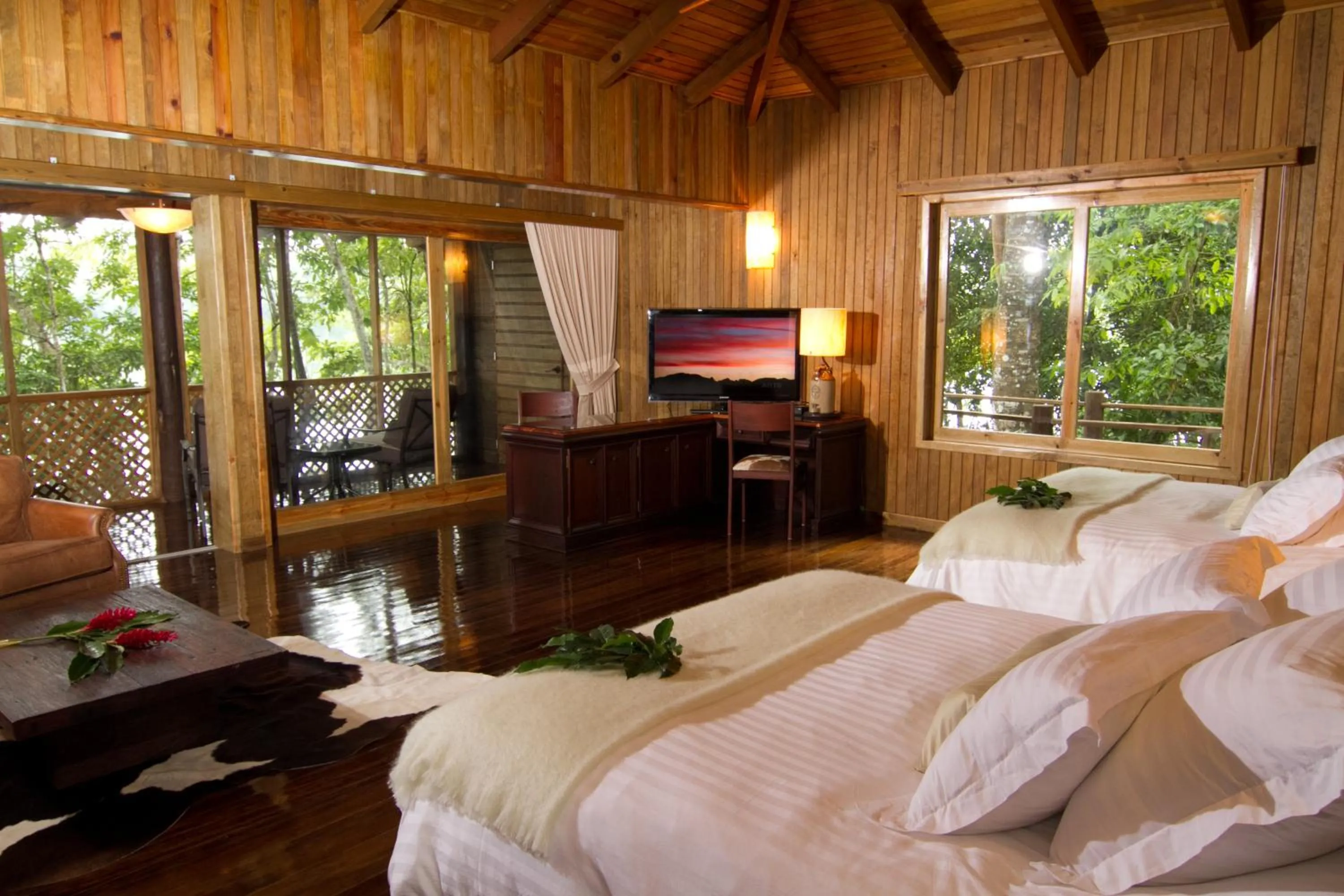 Bed in Las Lagunas Boutique Hotel