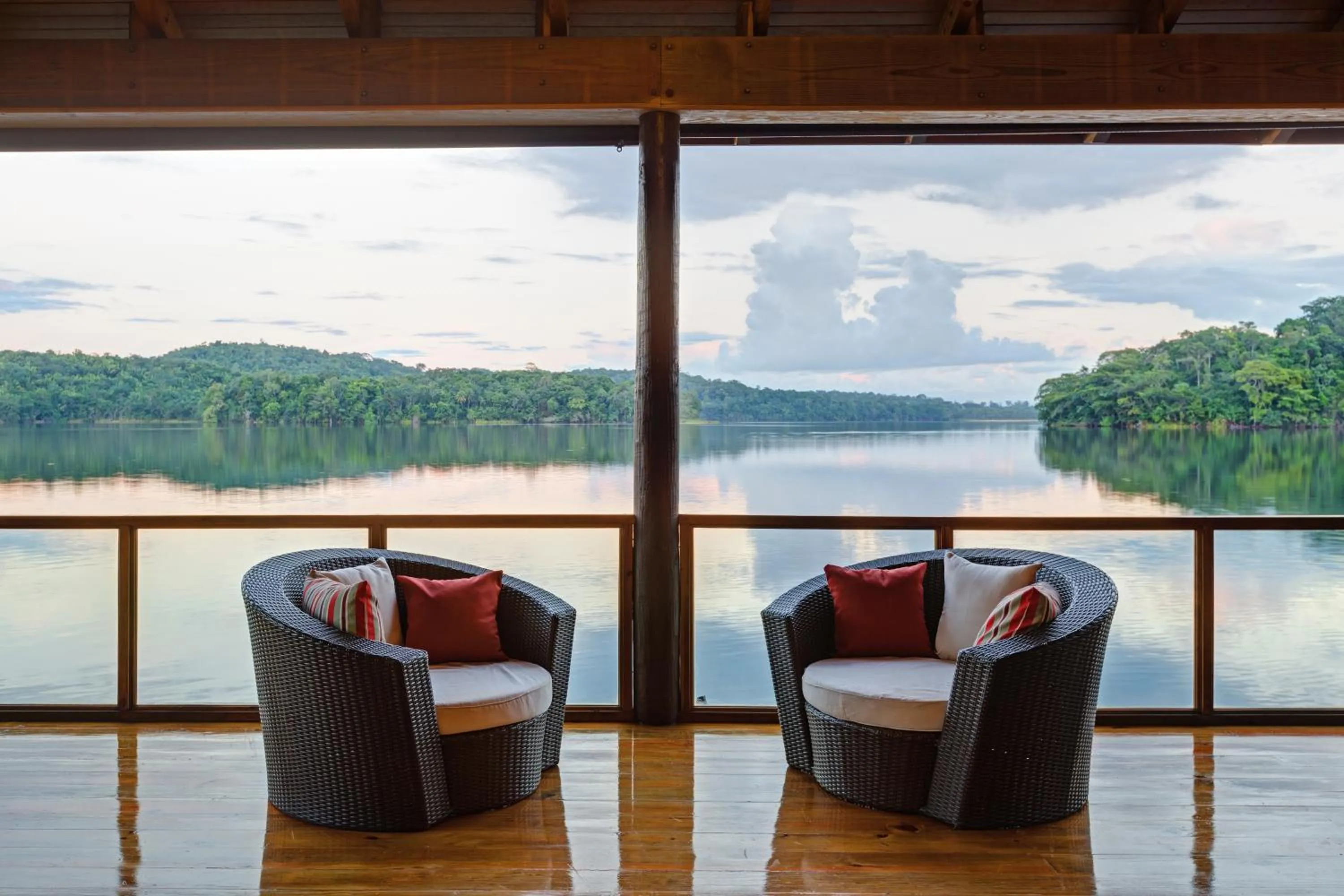 Lake view in Las Lagunas Boutique Hotel