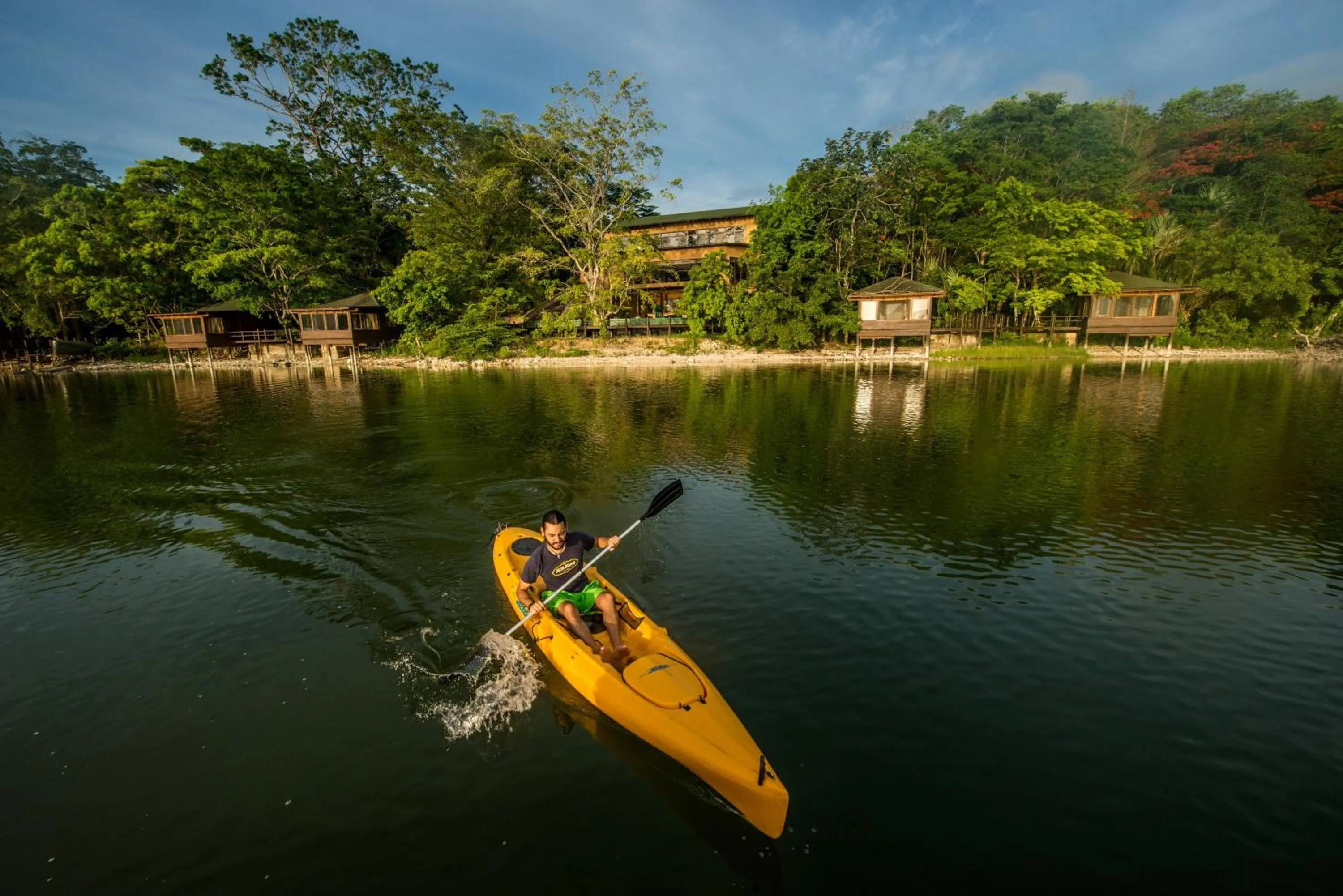 Lake view in Las Lagunas Boutique Hotel