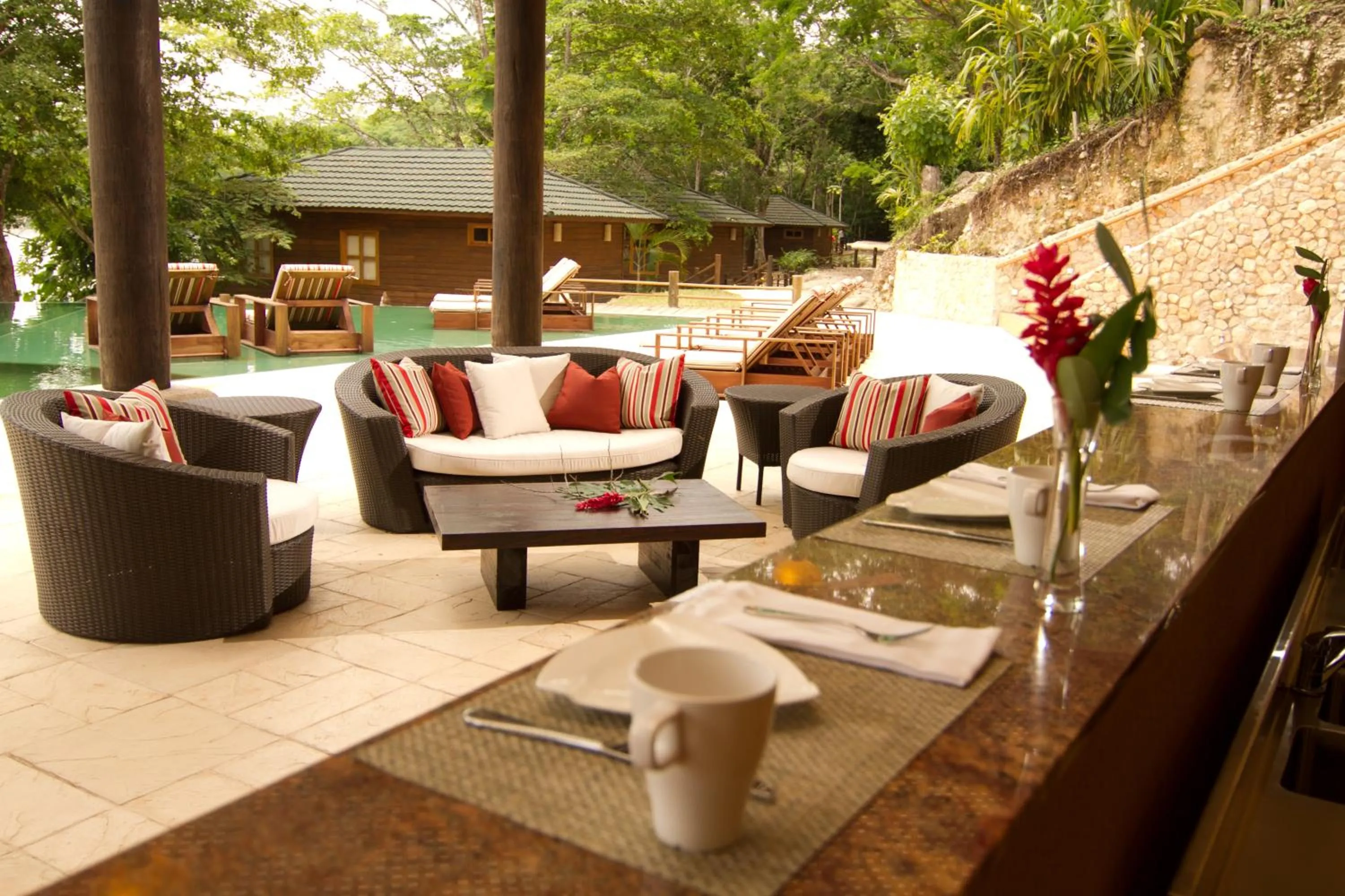 Lounge or bar in Las Lagunas Boutique Hotel