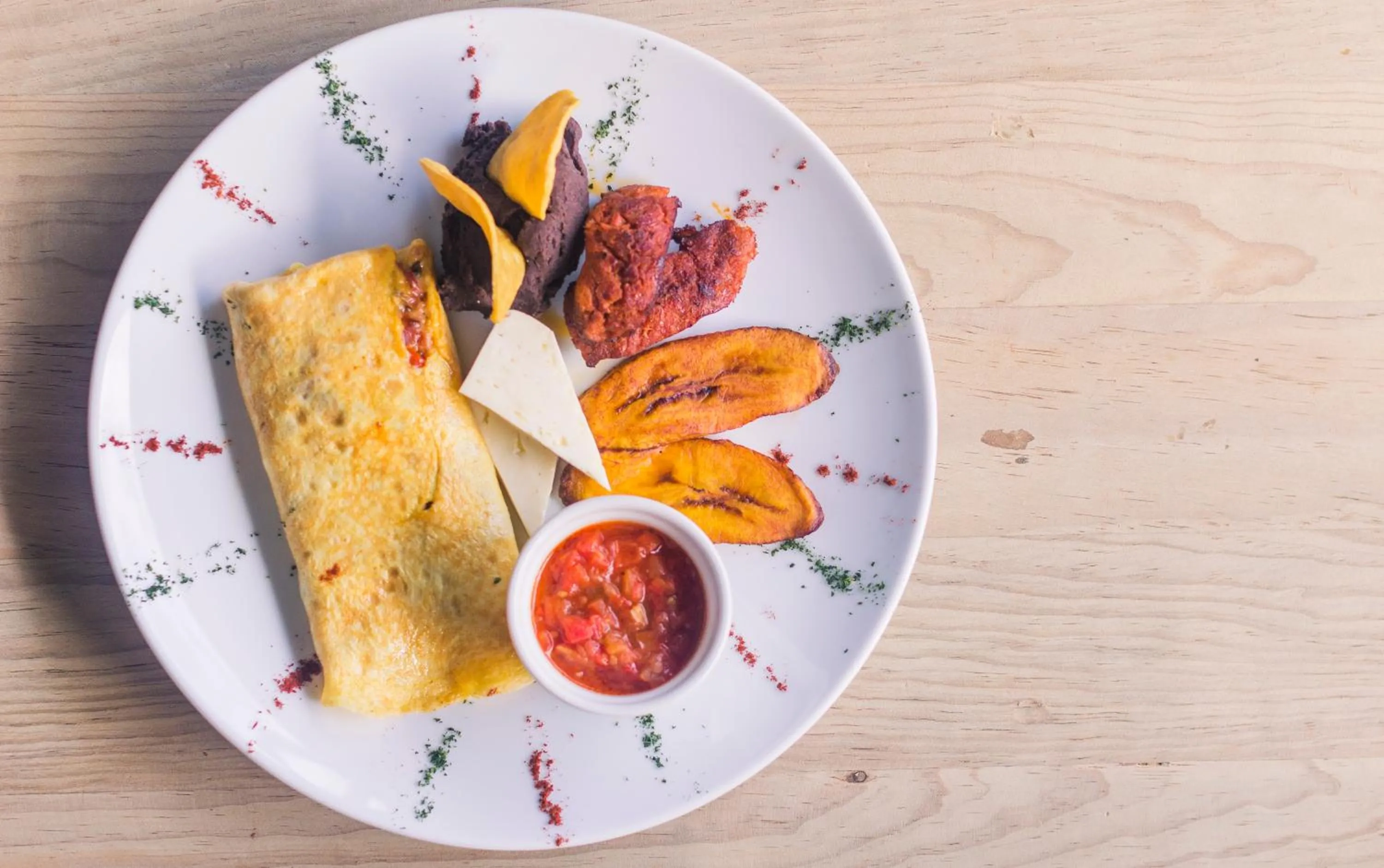 Food close-up in Las Lagunas Boutique Hotel