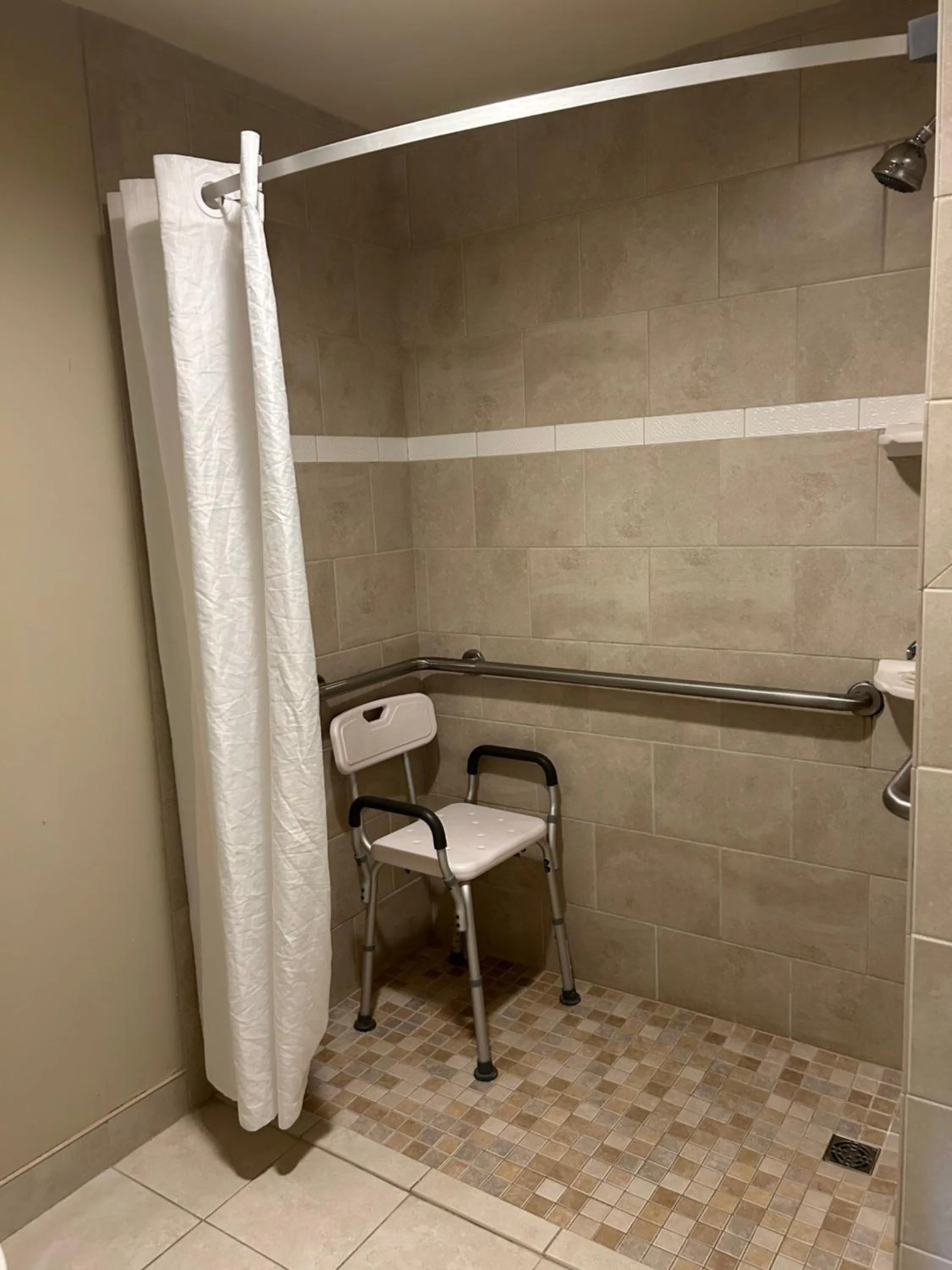 Shower in Days Inn by Wyndham Virginia Beach At The Beach