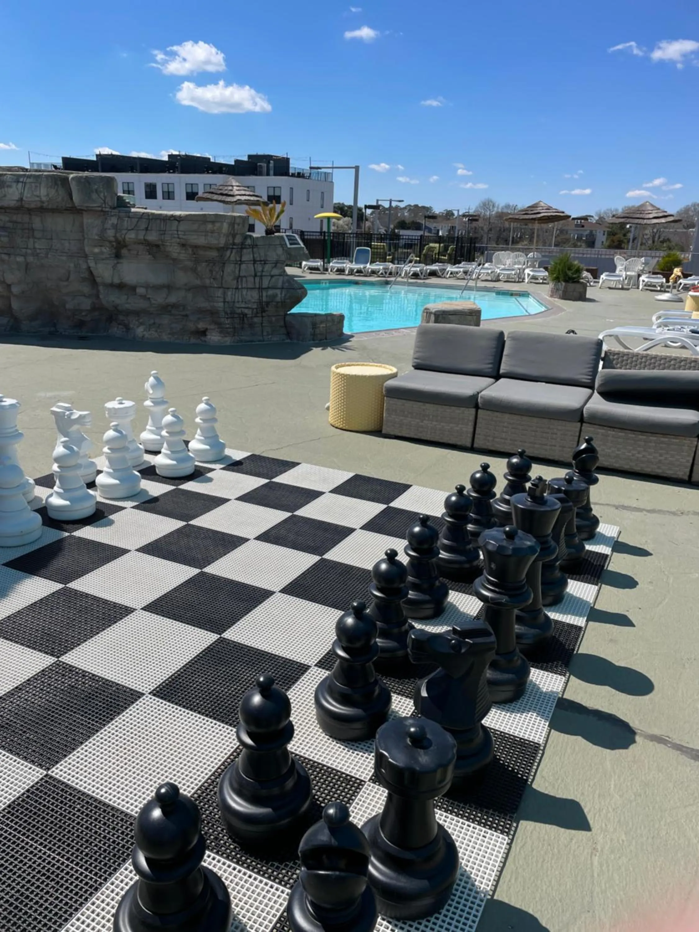 Swimming pool in Days Inn by Wyndham Virginia Beach At The Beach