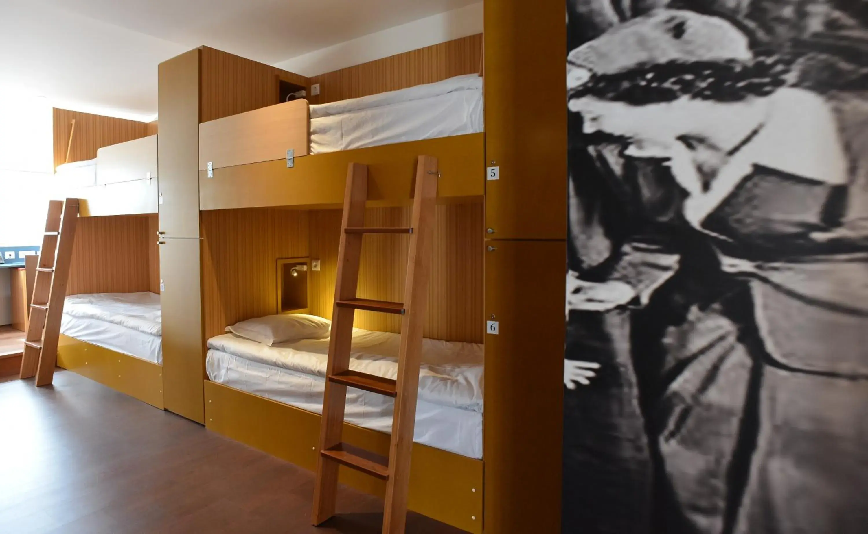 Bed in 6-Bed Female Dormitory Room in Internacional Azores Boutique Bed in 6-Bed Female Dormitory Room in Internacional Azores Boutique