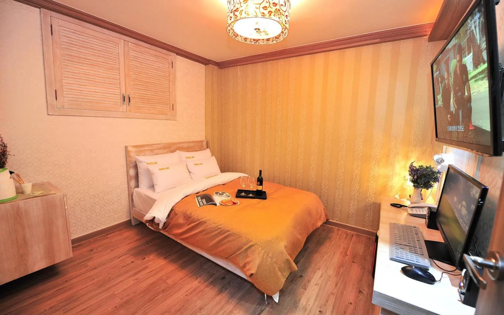 Bed in Inje OST Motel