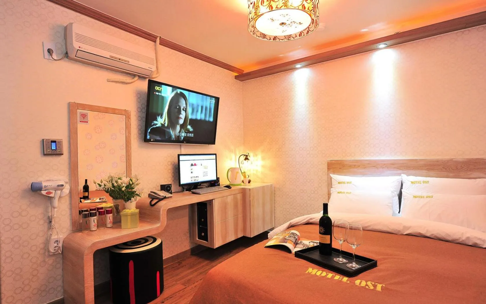 Bed in Inje OST Motel