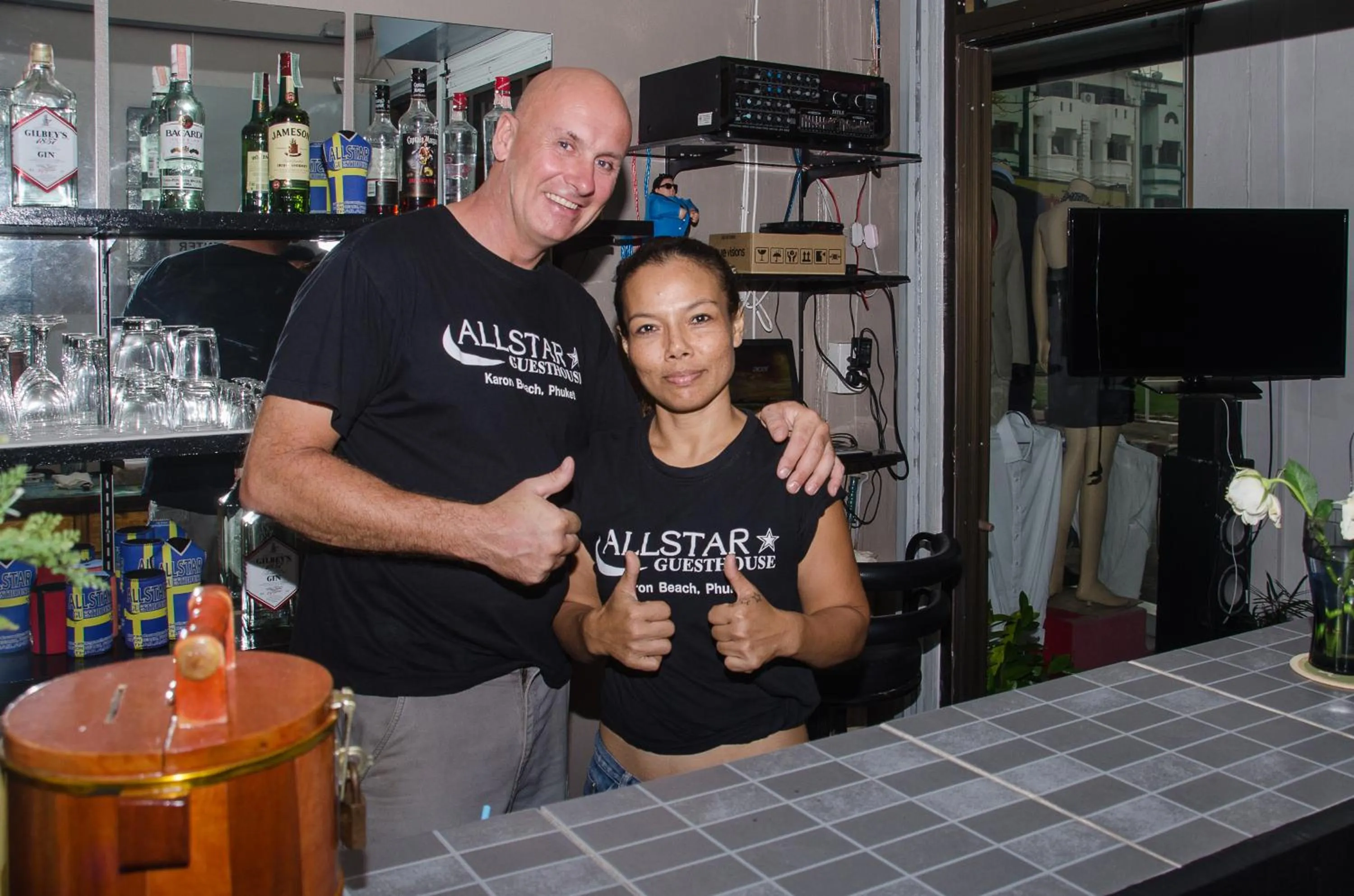 Staff in Allstar Guesthouse