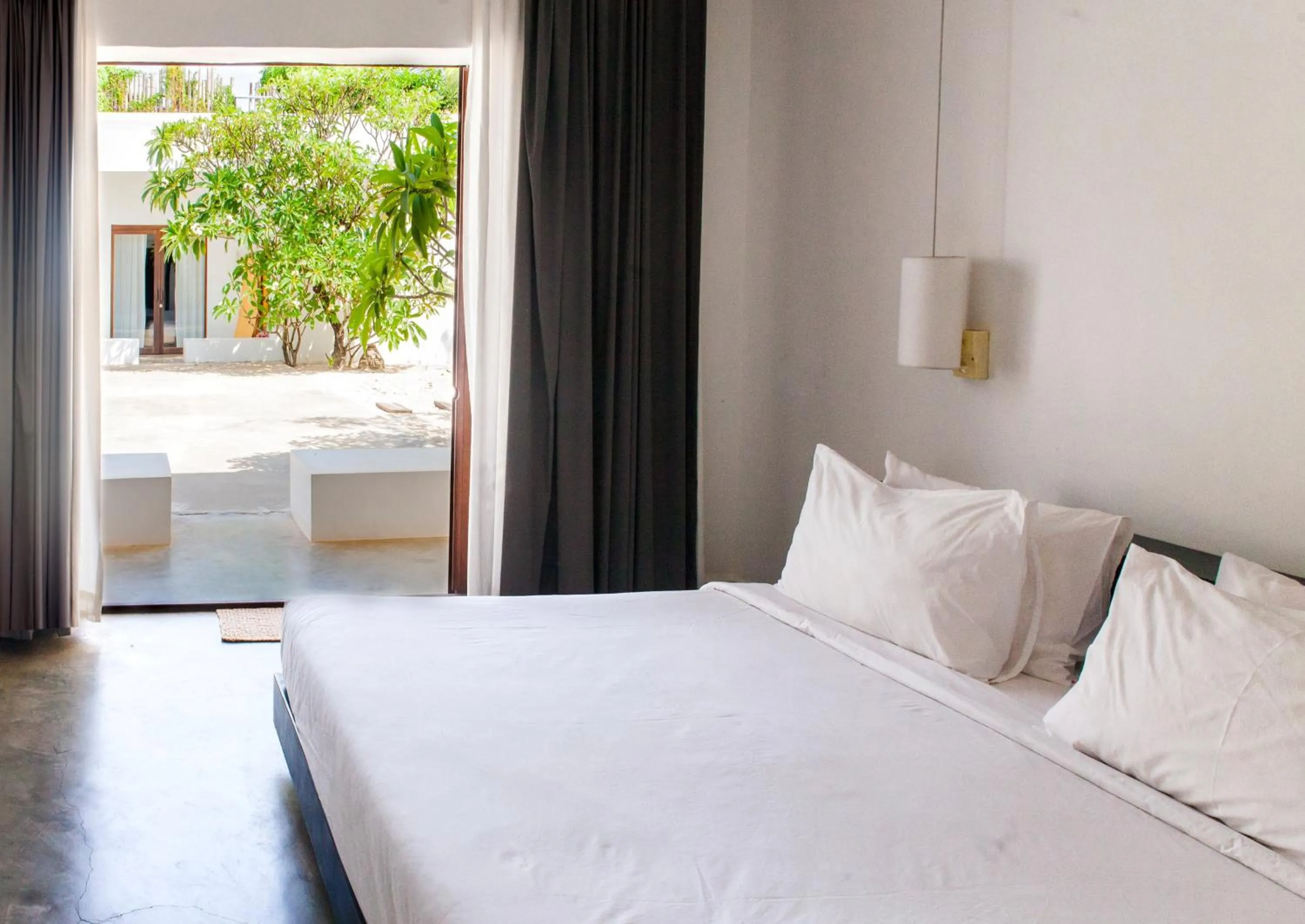 Bed in Mittali Beach Hotel