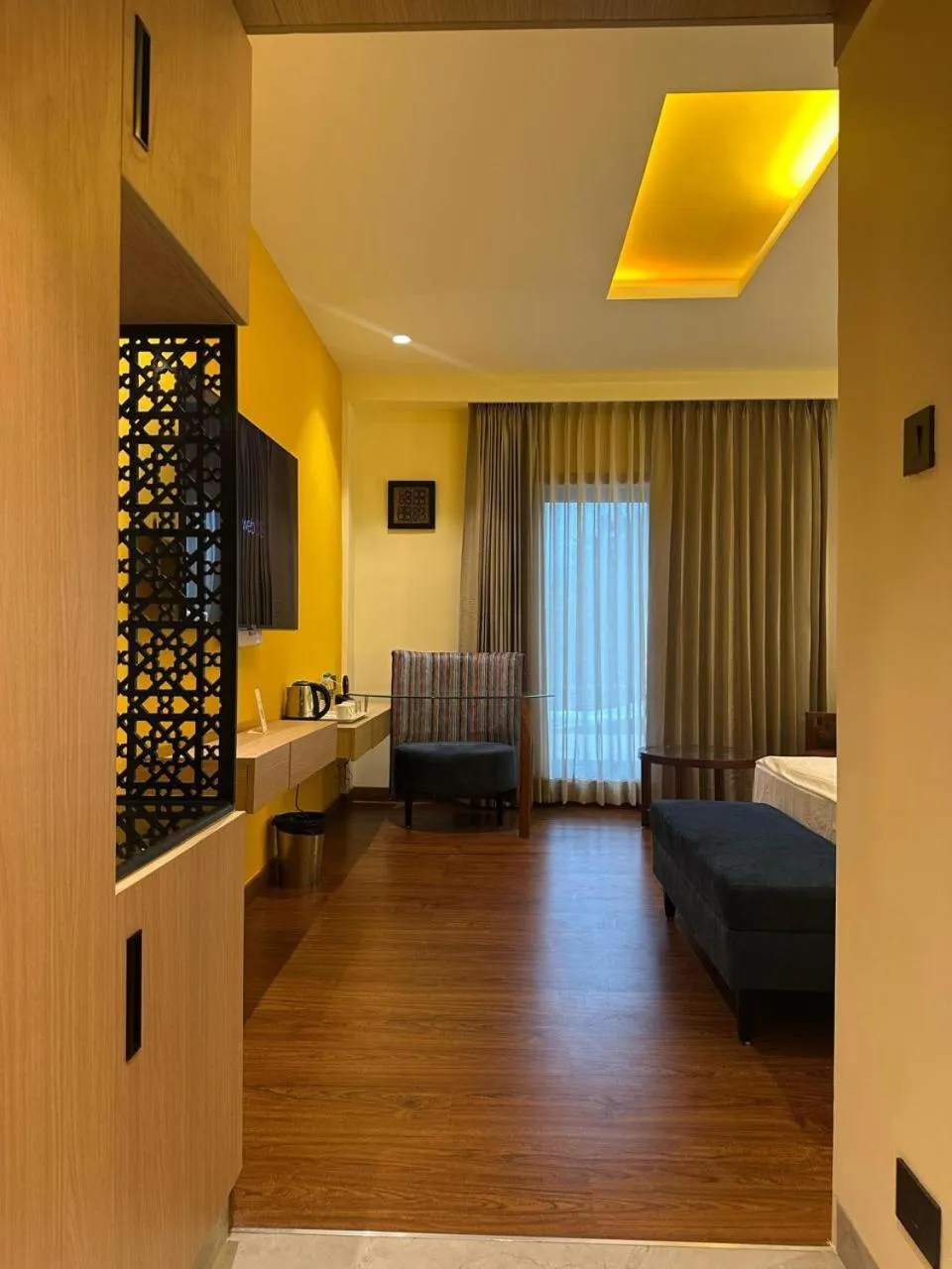 Bed in Mansingh Palace, Ajmer