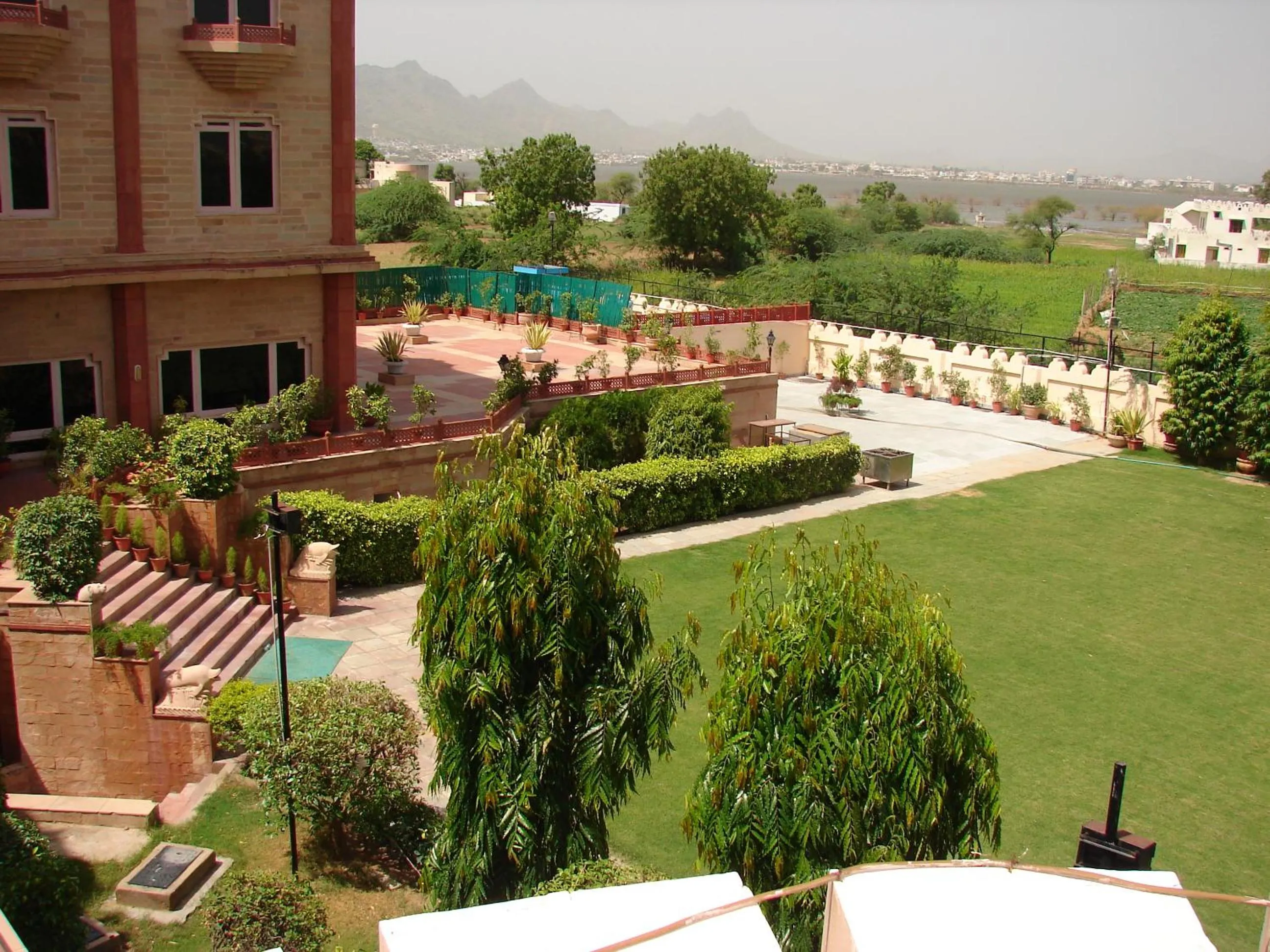 Garden view in Mansingh Palace, Ajmer
