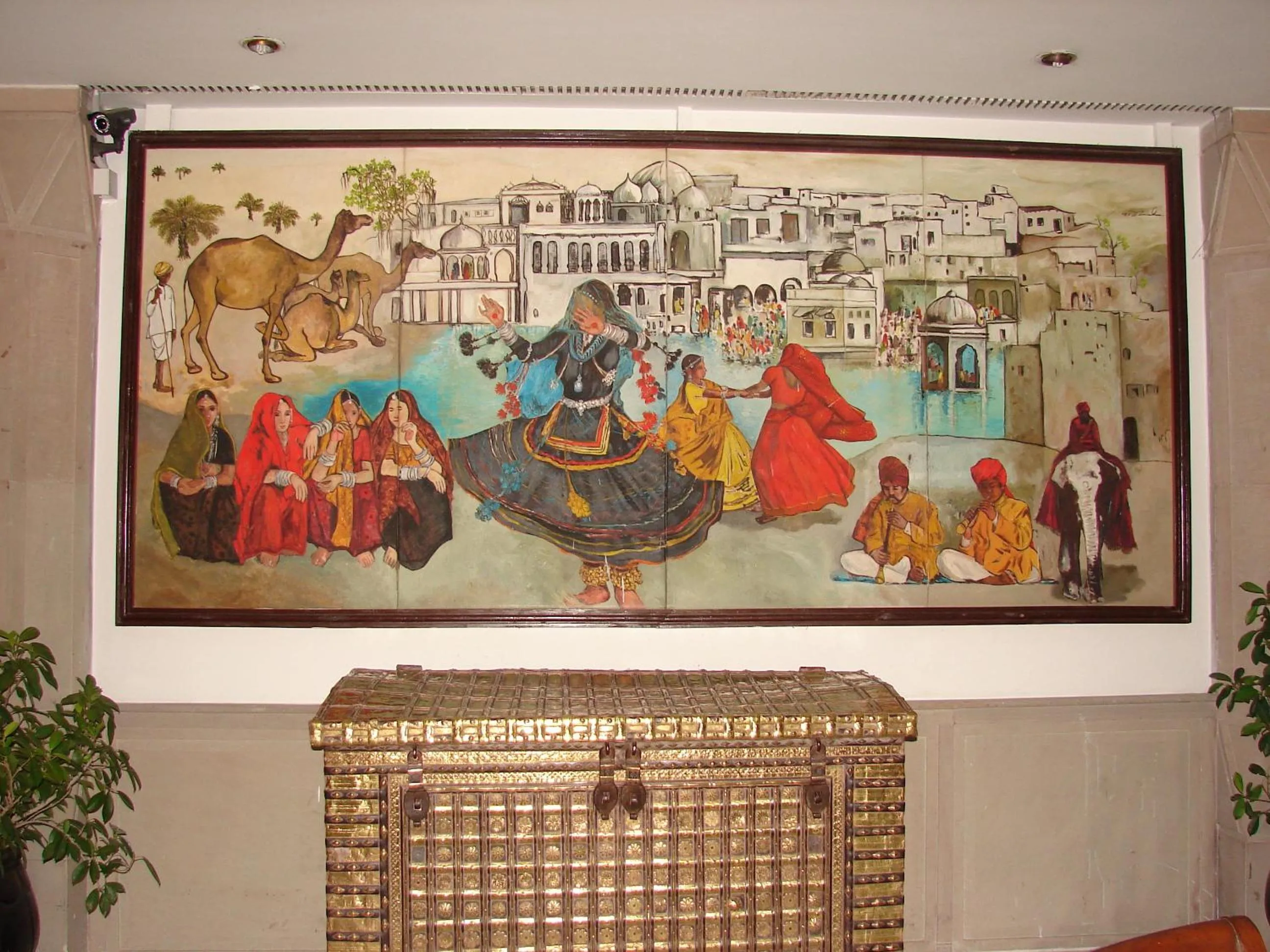 Decorative detail in Mansingh Palace, Ajmer