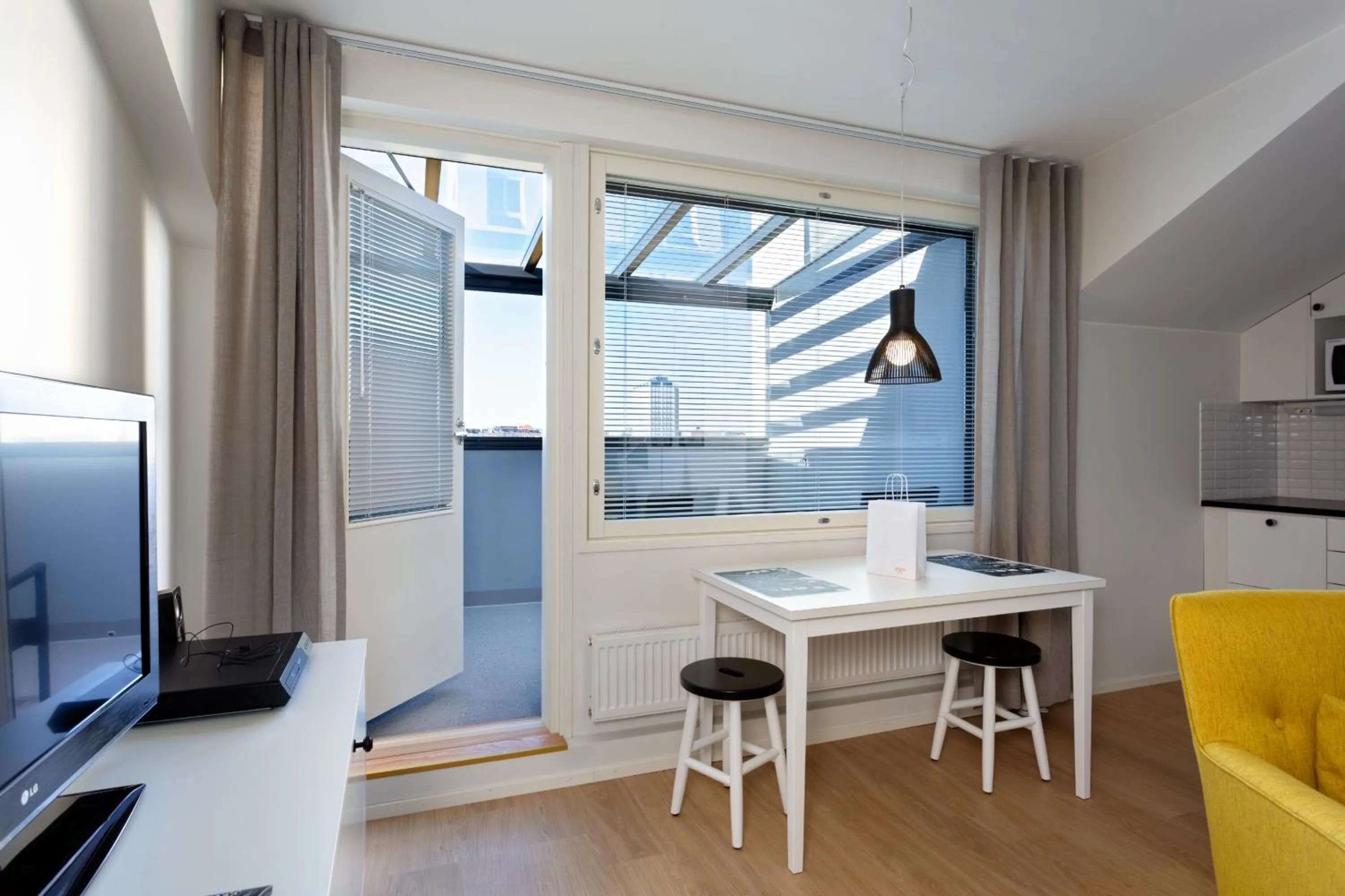 Balcony/Terrace in Forenom Serviced Apartments Helsinki Kruununhaka