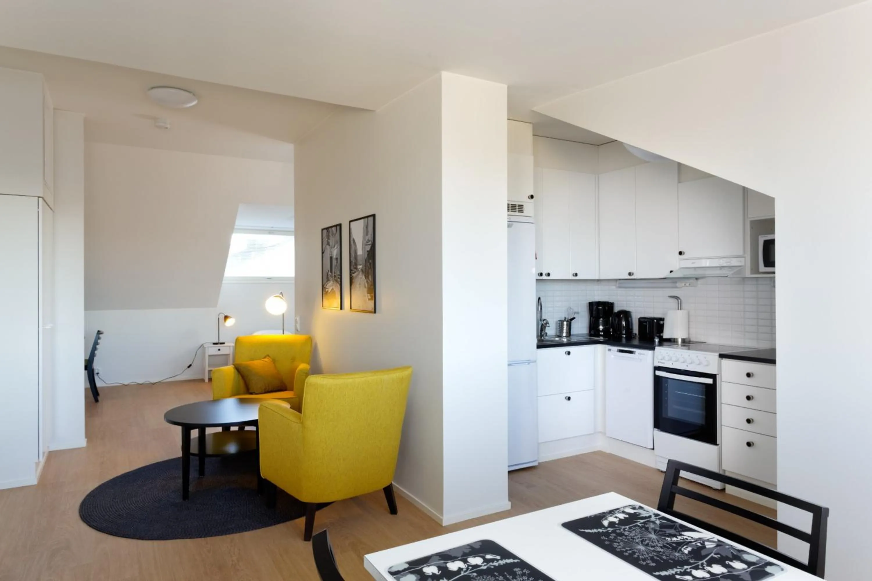 Kitchen or kitchenette in Forenom Serviced Apartments Helsinki Kruununhaka