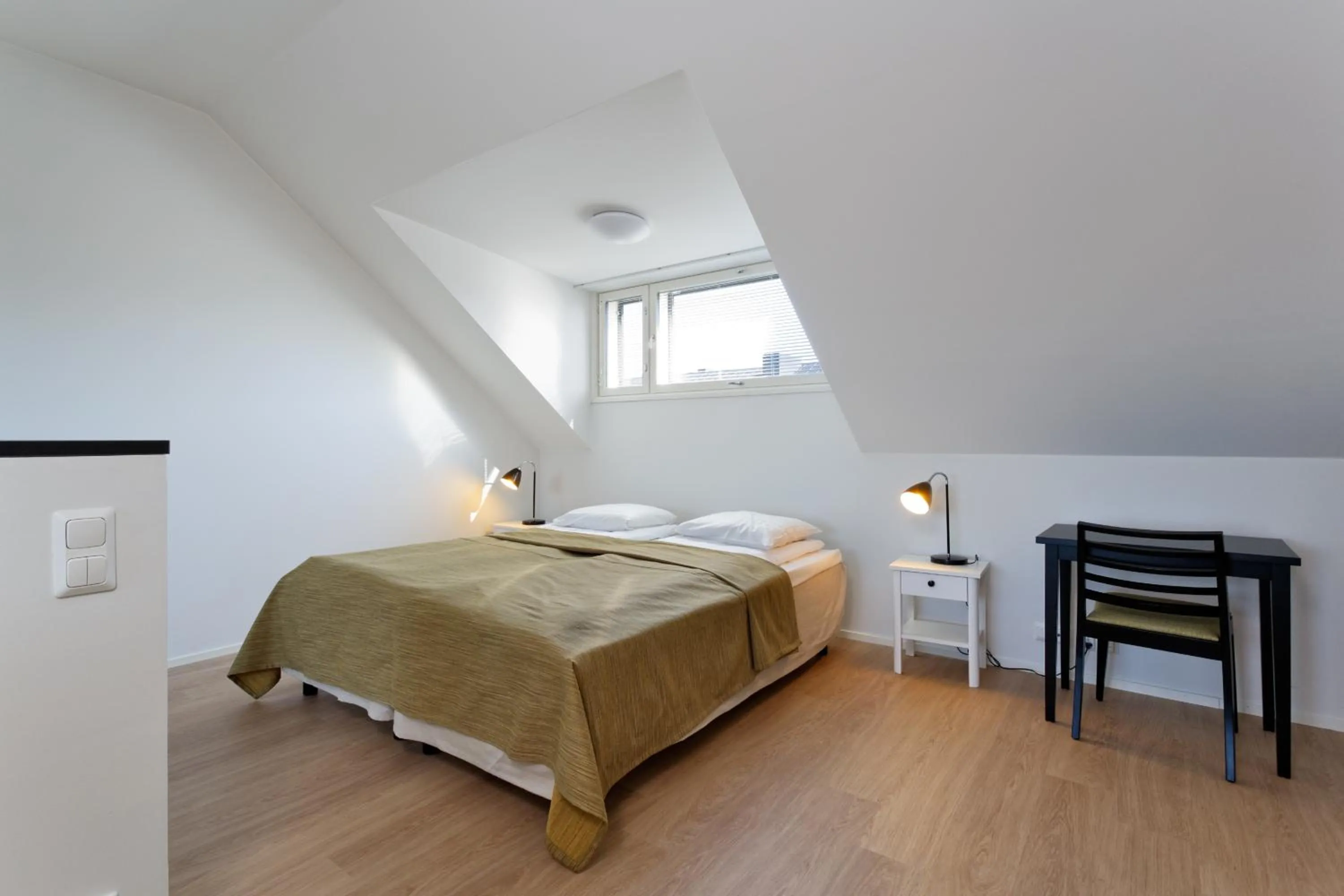 Bed in Forenom Serviced Apartments Helsinki Kruununhaka