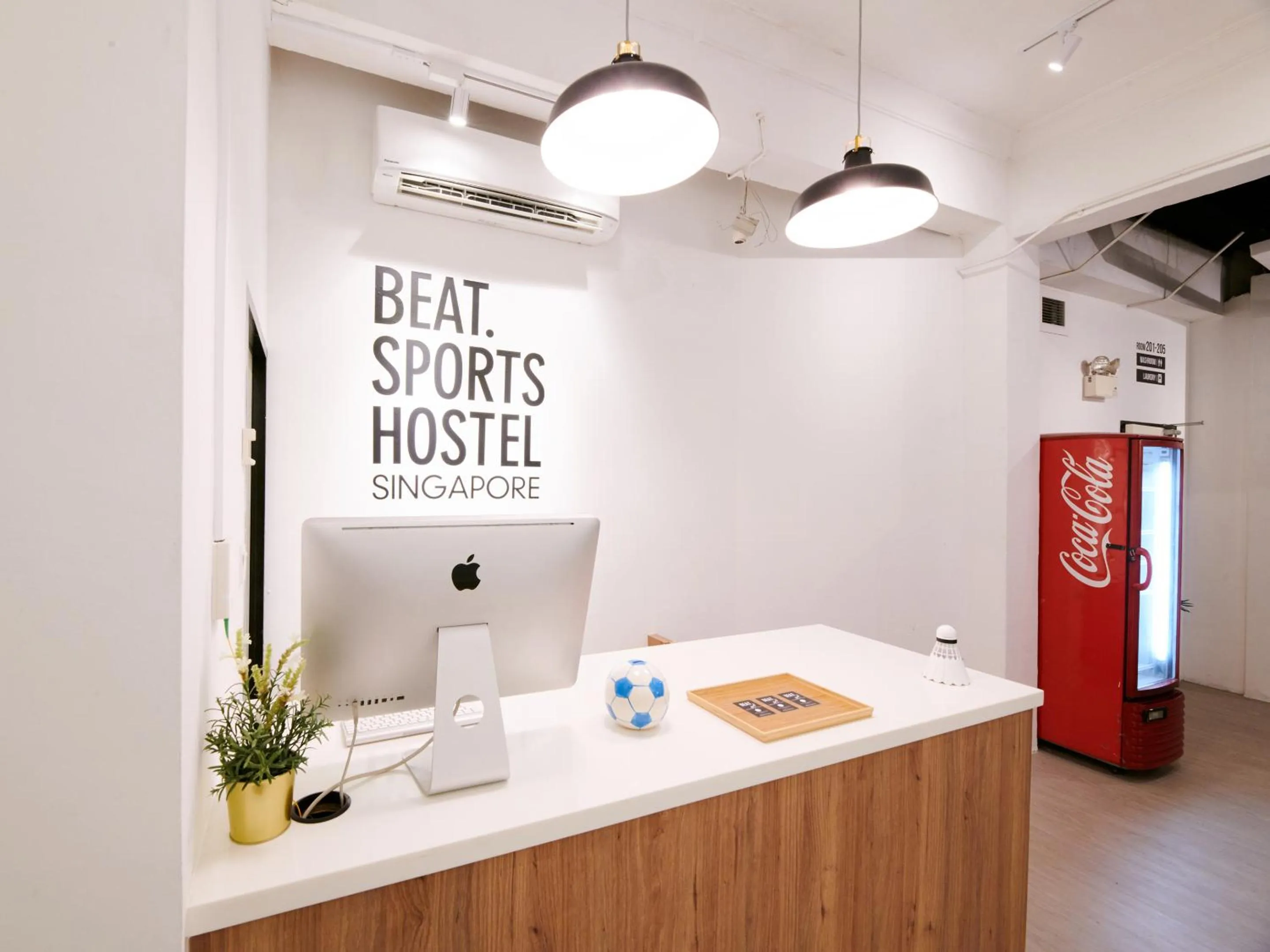 Lobby or reception in BEAT. Sports Hostel
