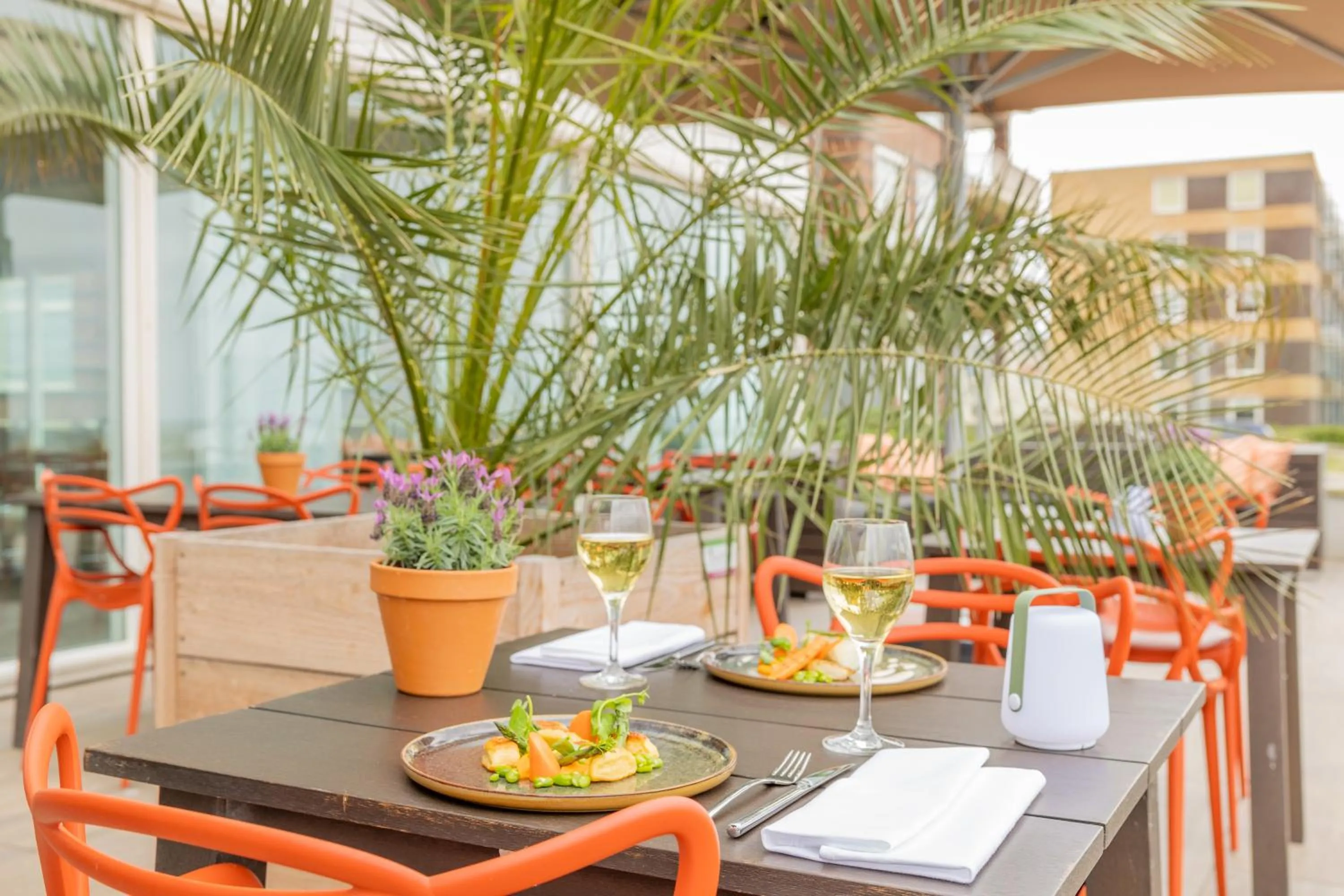 Balcony/Terrace in Hotel de Baak Seaside