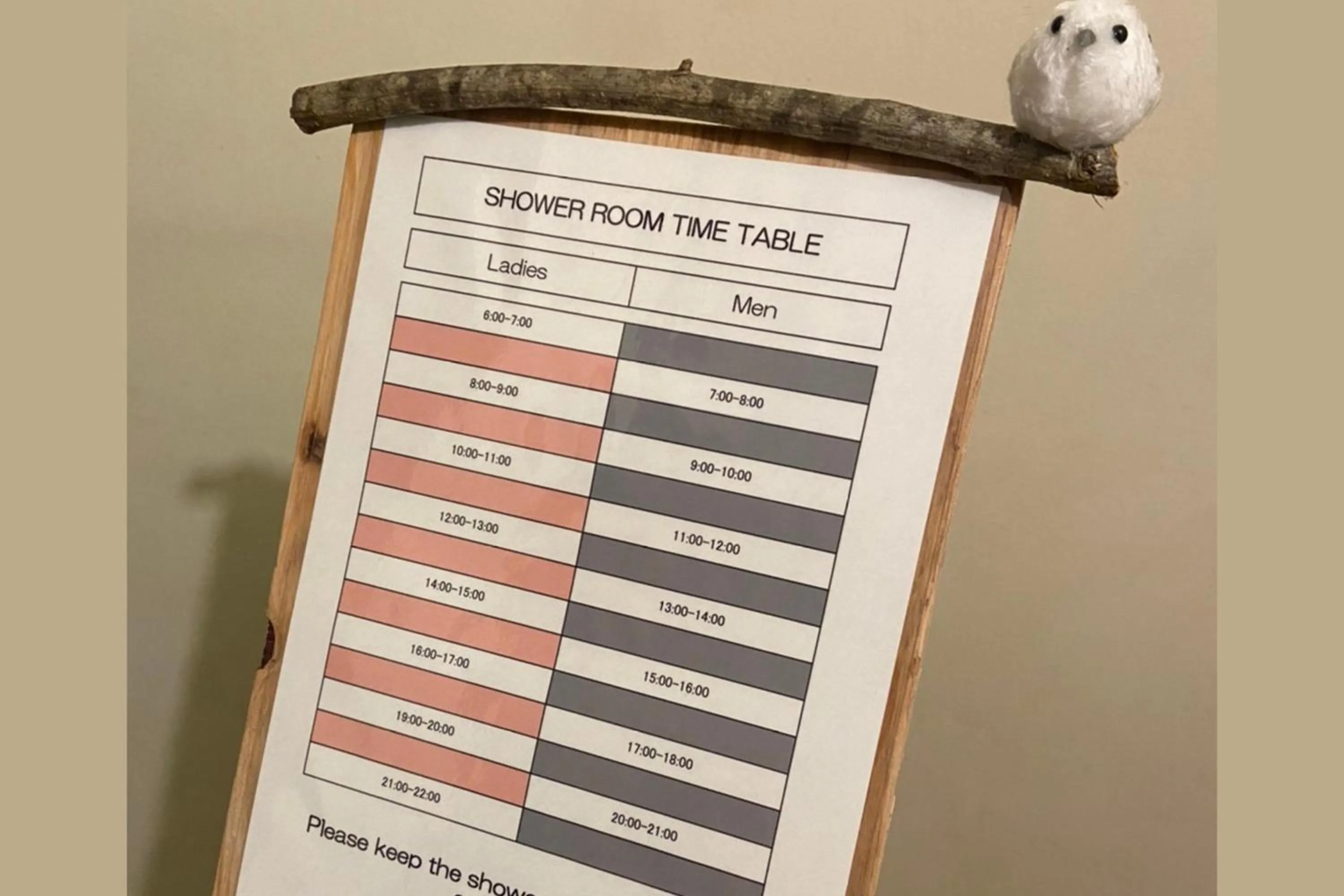 Shower in Villa Alpen