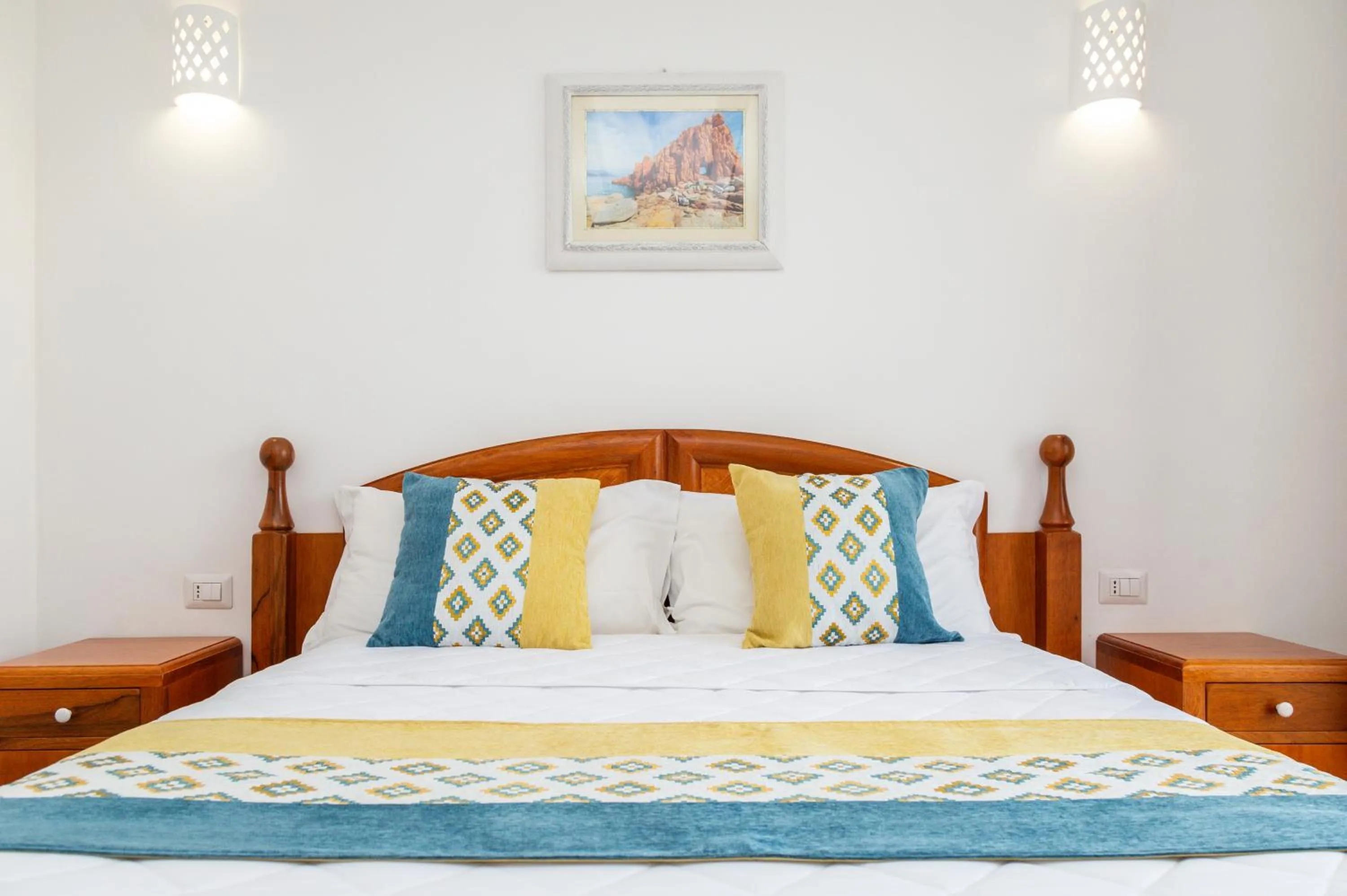 Bed in Hotel Vecchia Marina