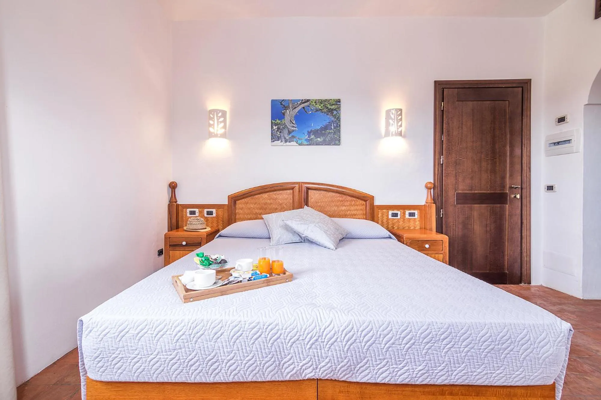 Bed in Hotel Vecchia Marina