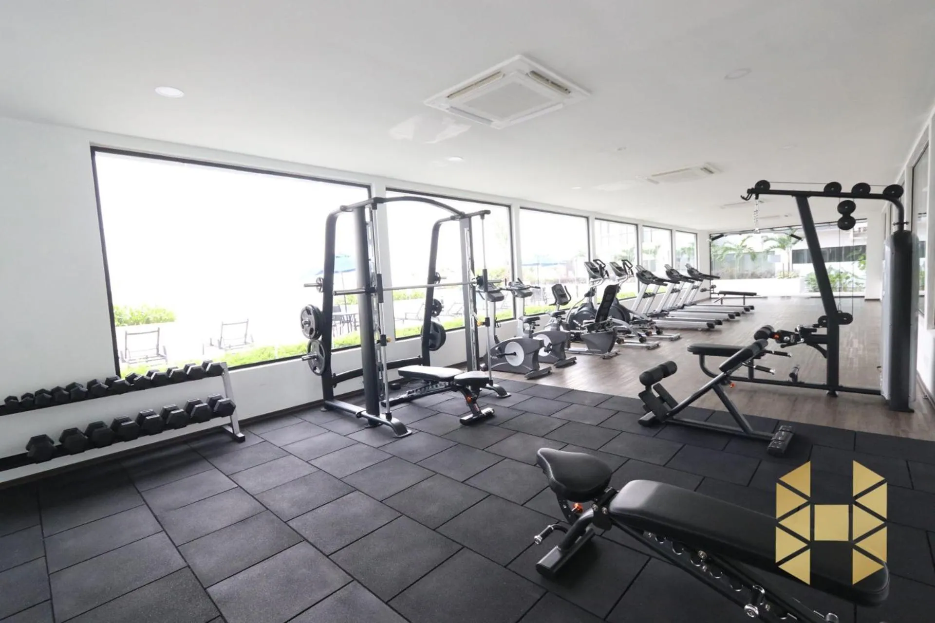 Fitness centre/facilities in D'Pristine Medini by Stayrene