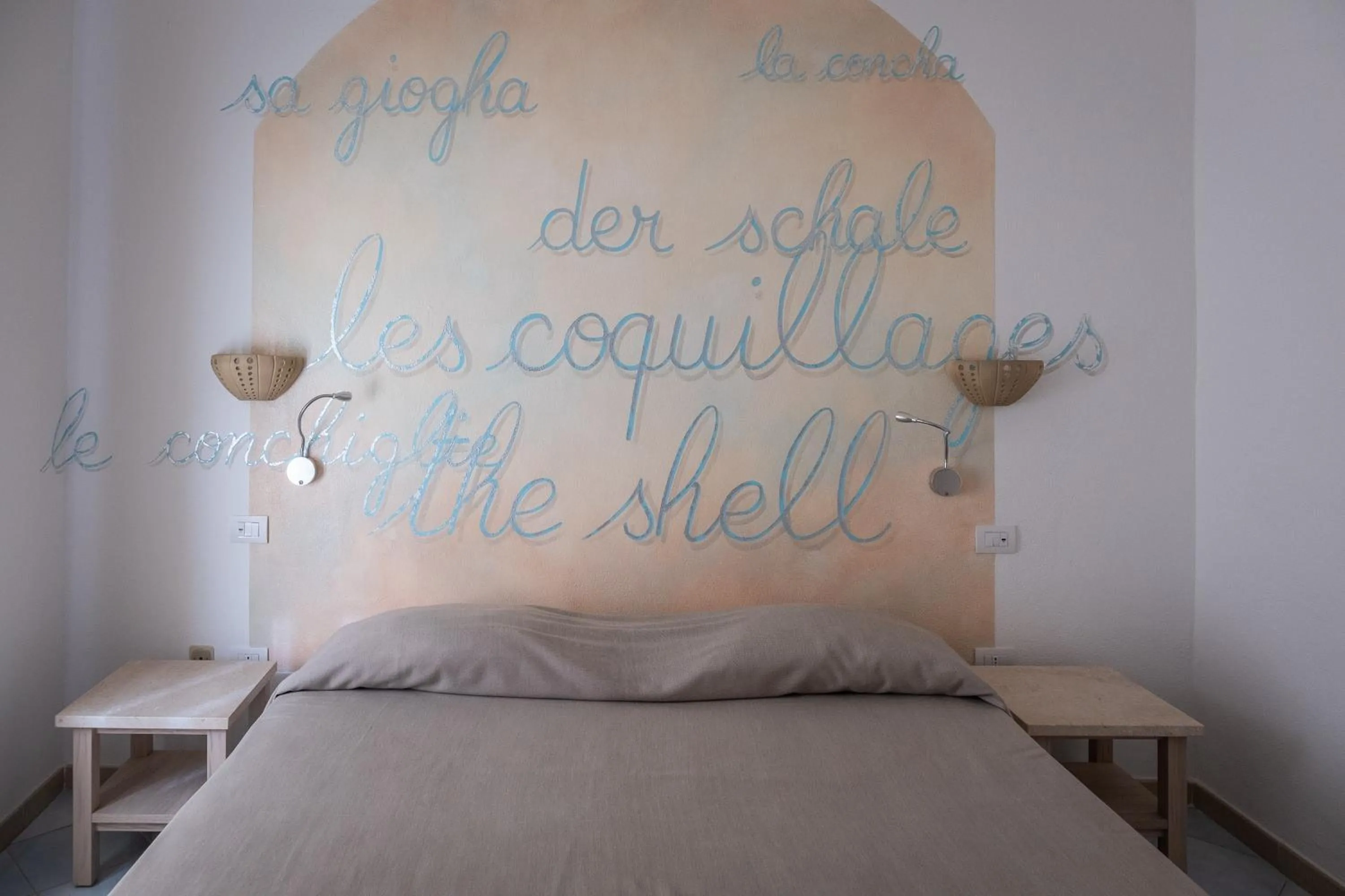 Bed in Hotel Corallaro