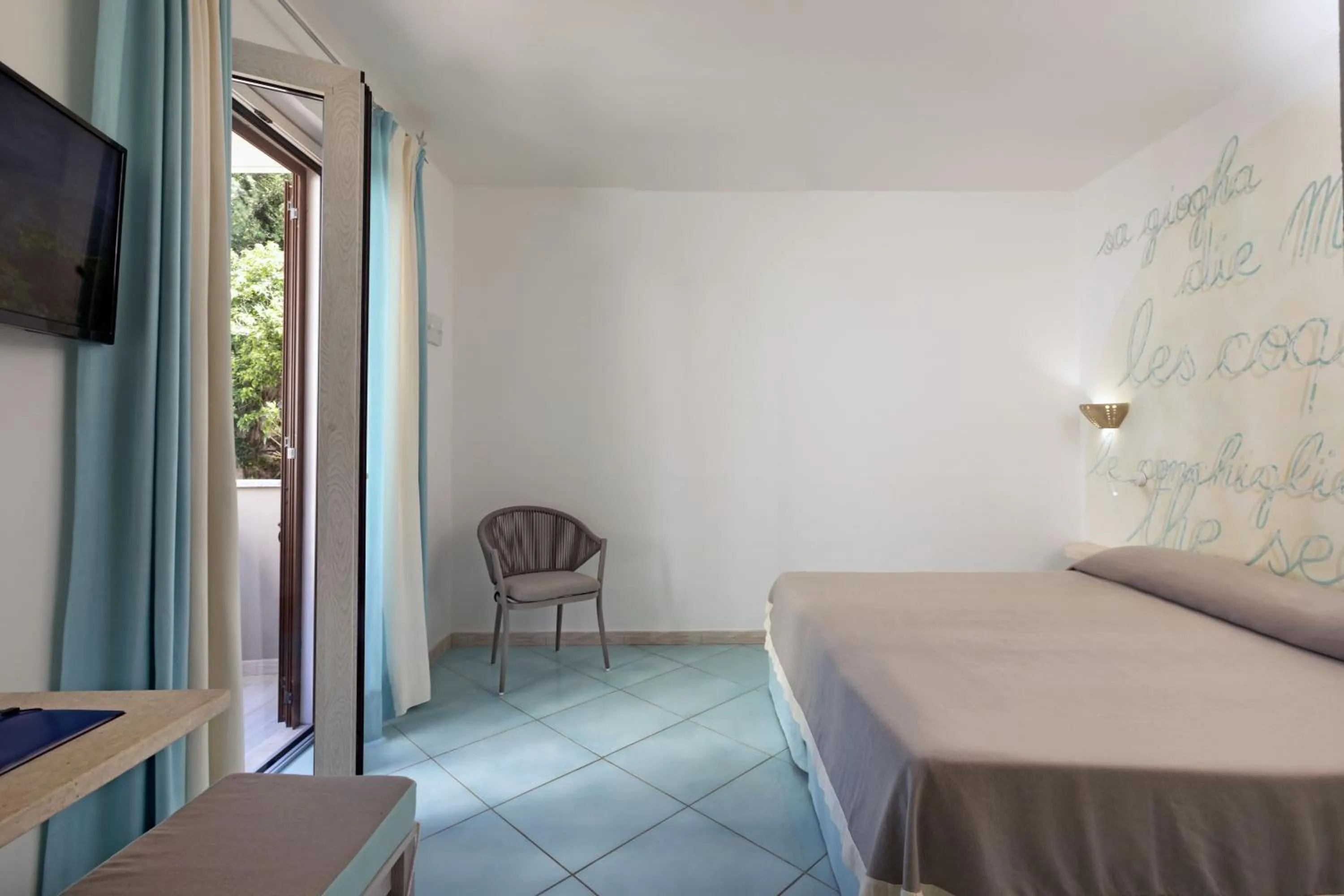 Bed in Hotel Corallaro